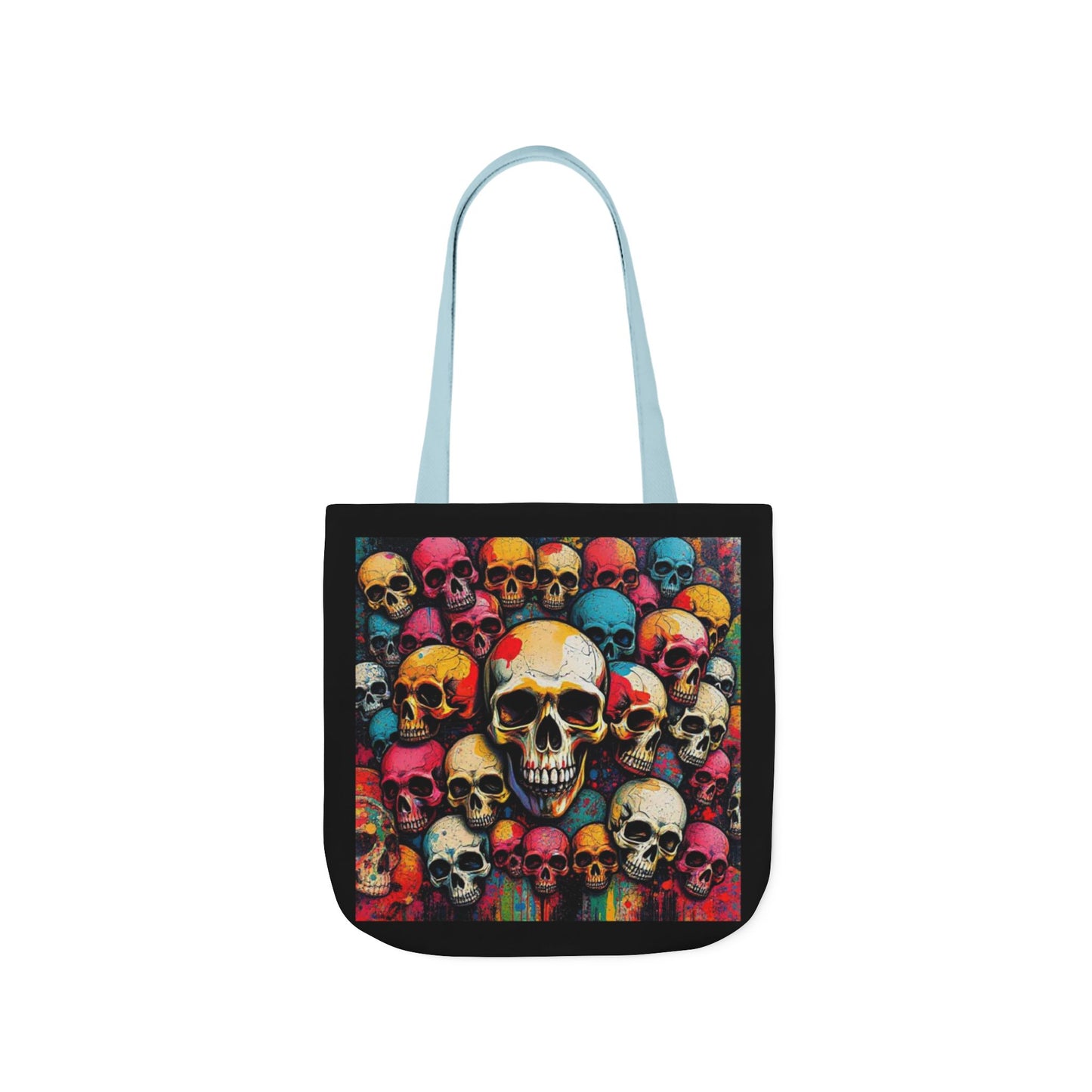 Skull Canvas Tote Bag - 100% Cotton - imperatrixies