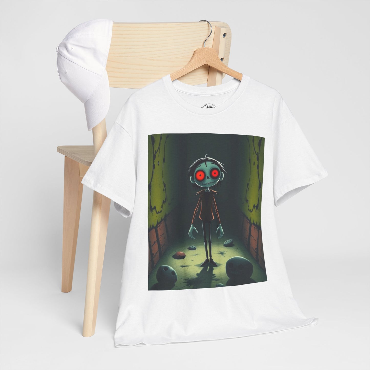 HELL Unisex Heavy Cotton Tee - Streetwear Alt Y2k T-shirt 100% Cotton - Trixies