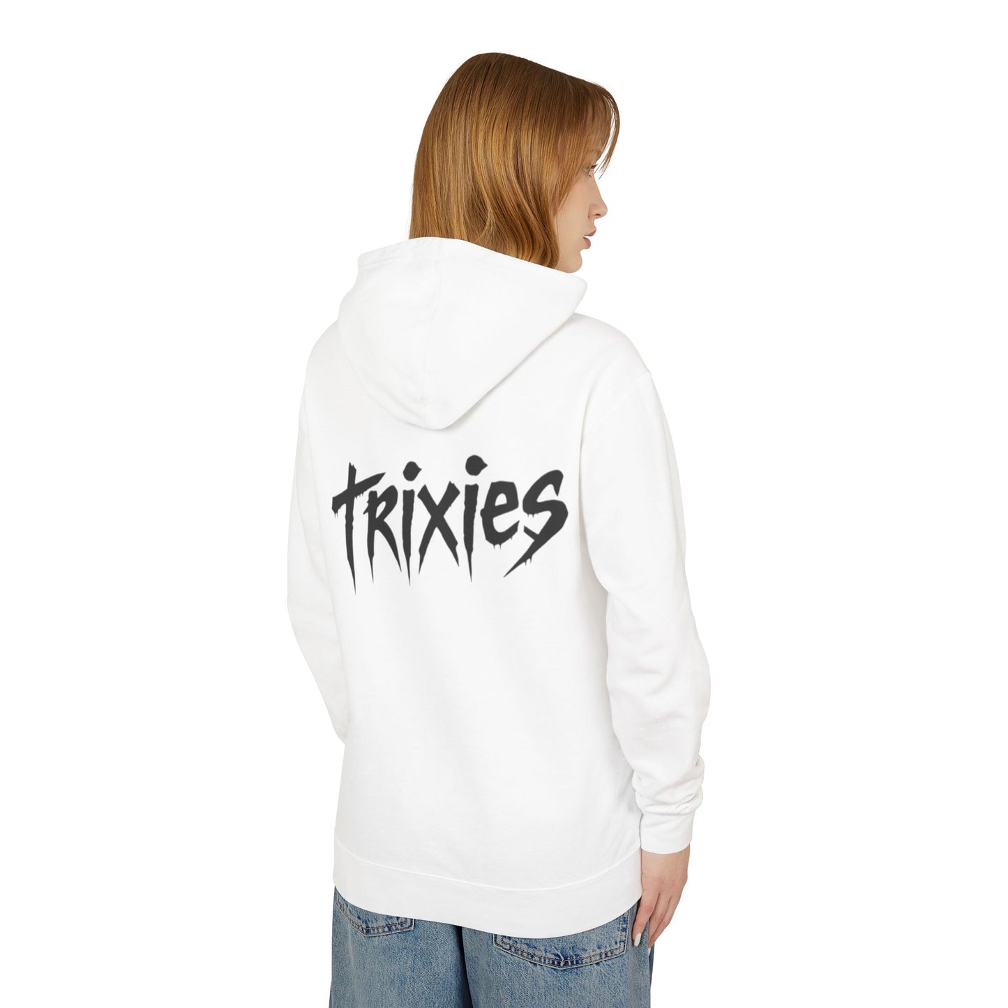 Urban Art Unisex Lightweight Hooded Sweatshirt - 'Trixies'