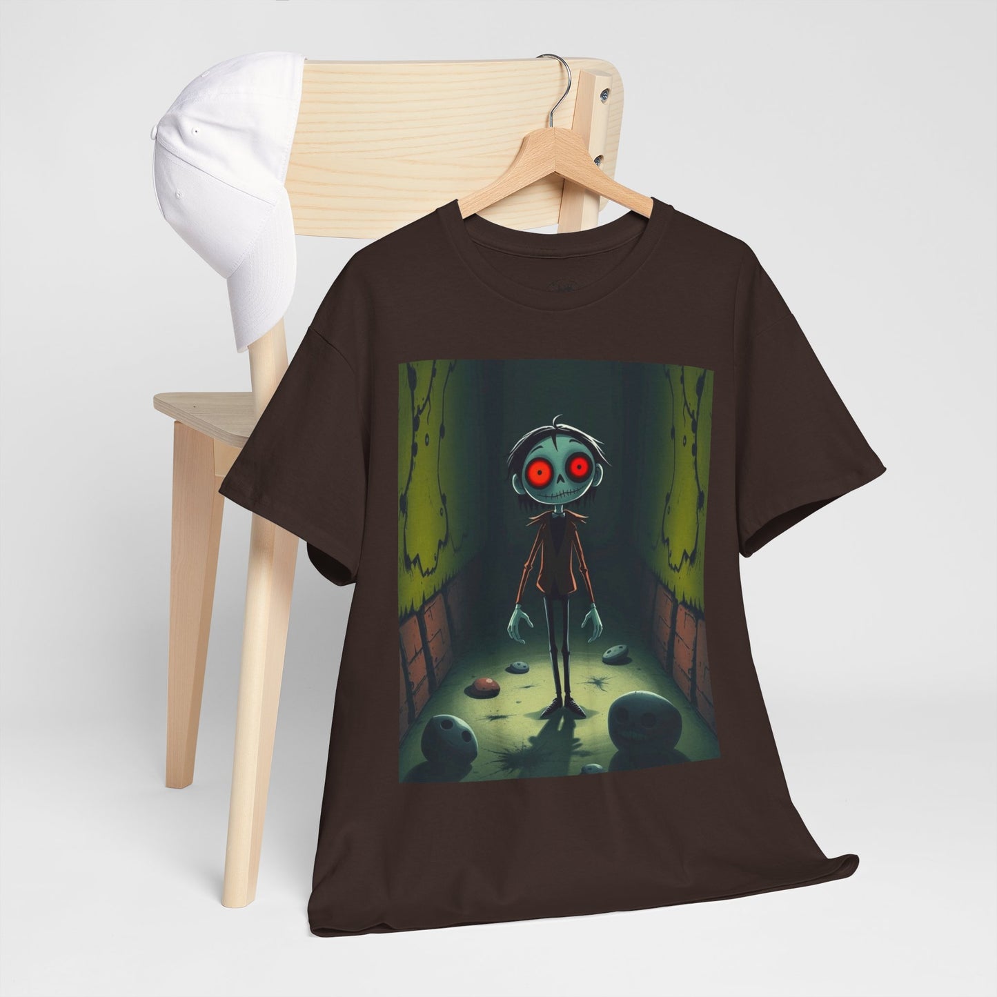 HELL Unisex Heavy Cotton Tee - Streetwear Alt Y2k T-shirt 100% Cotton - Trixies