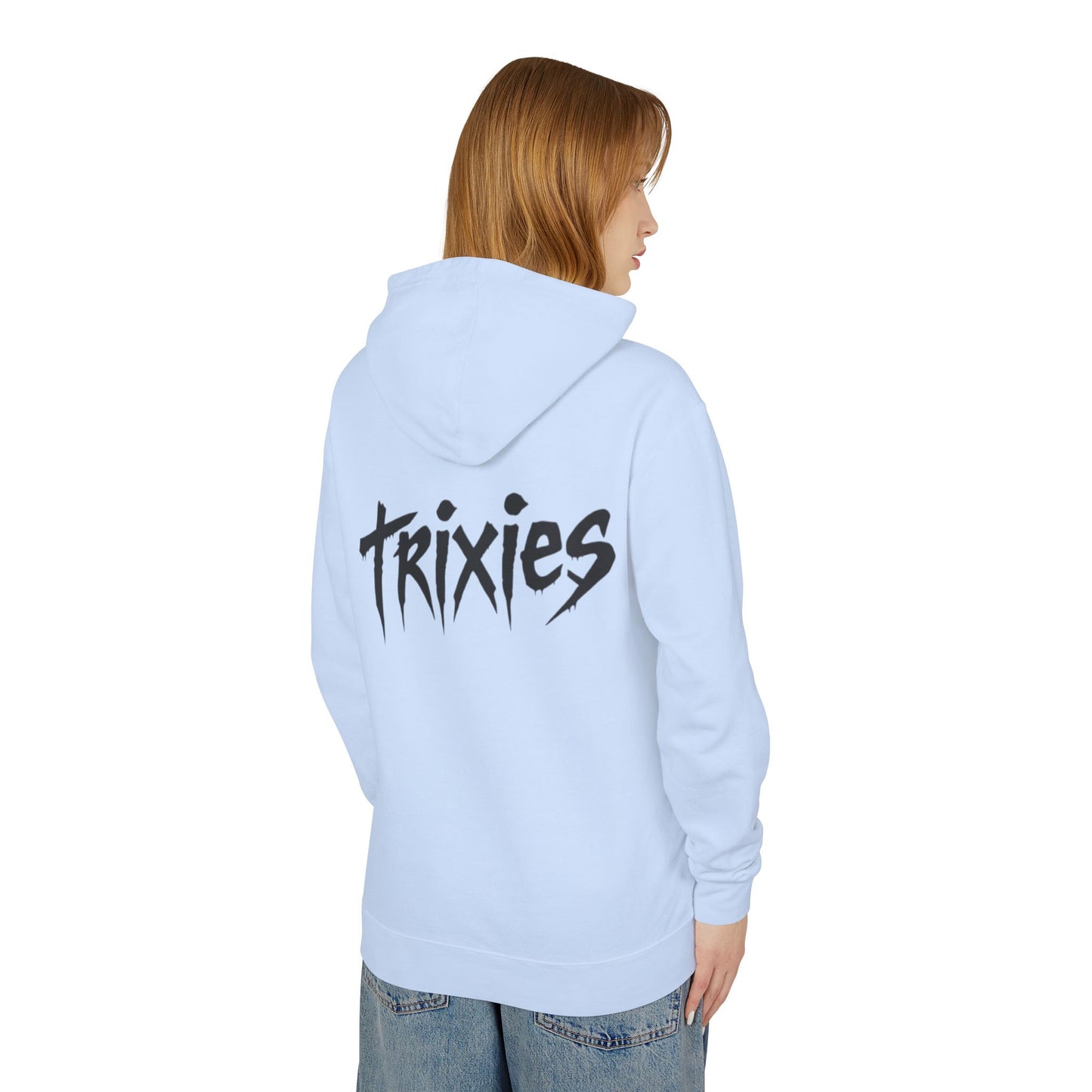 Urban Art Unisex Lightweight Hooded Sweatshirt - 'Trixies'