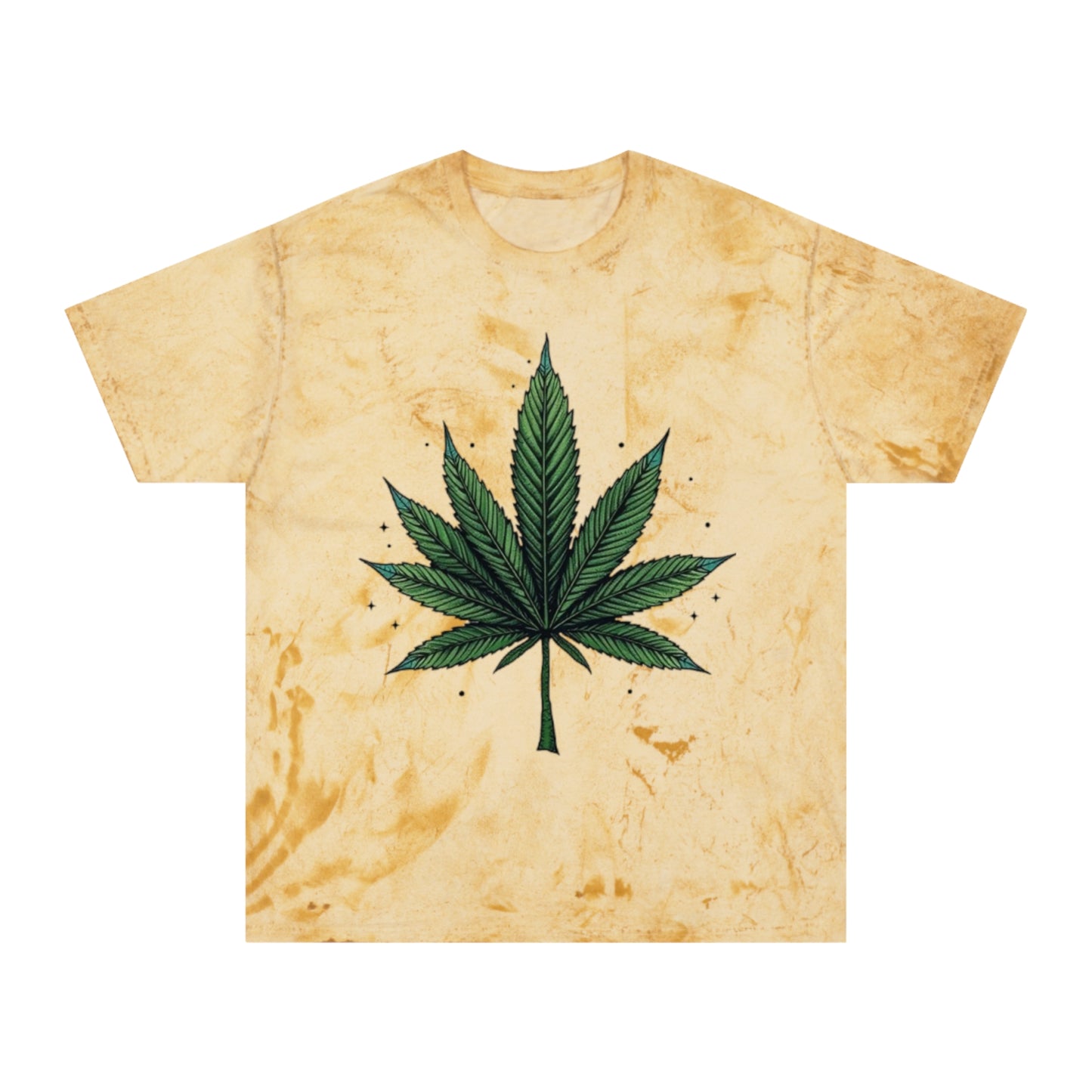 Color Blast Weed Marijuana T-Shirt Get High - 100% Cotton - Trixies