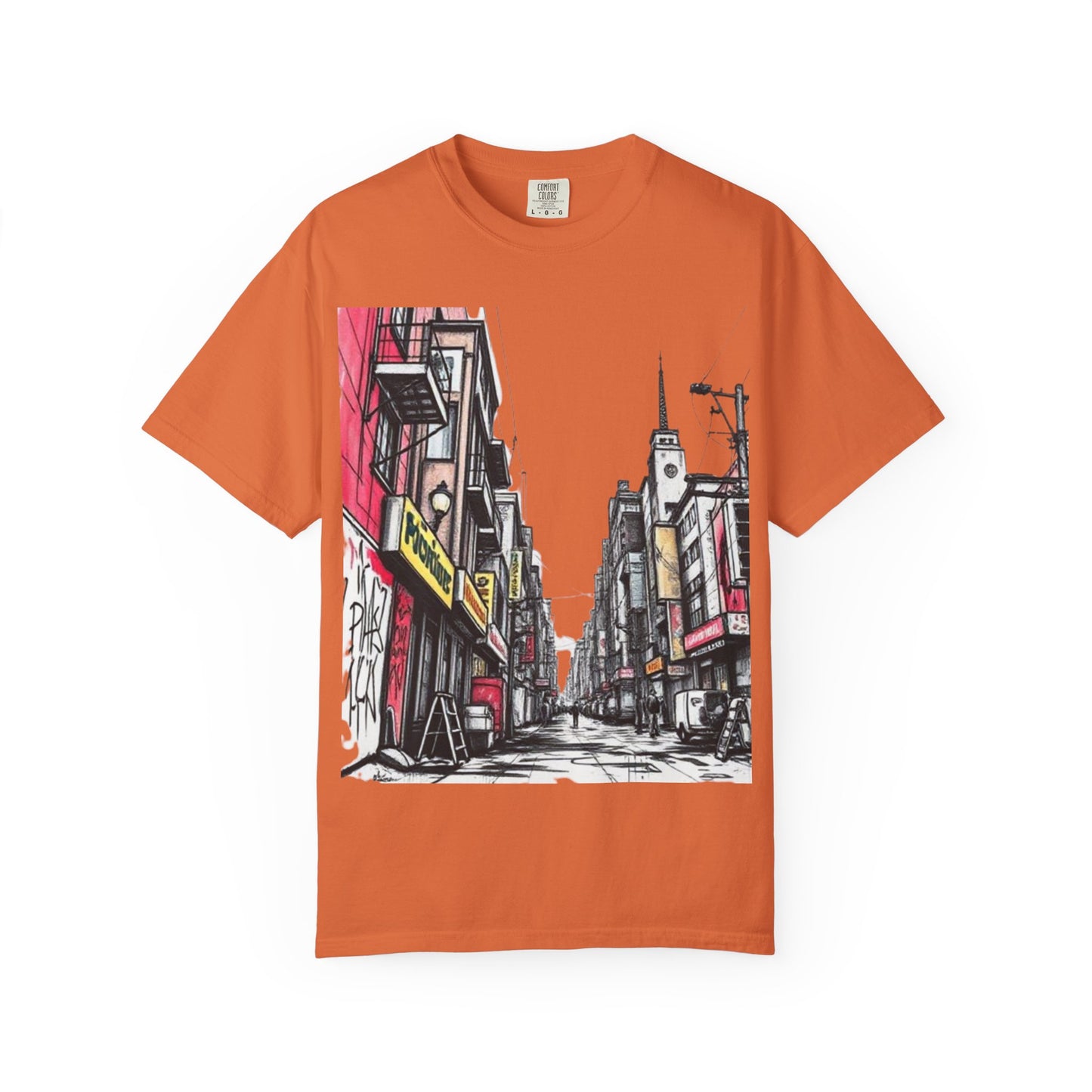 Urban Street Art Unisex Garment-Dyed T-Shirt - Perfect for Art Lovers & Casual Wear