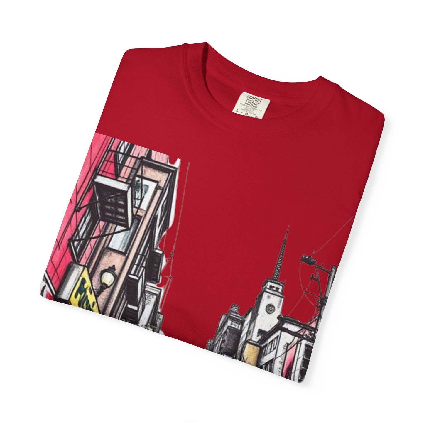 Urban Street Art Unisex Garment-Dyed T-Shirt - Perfect for Art Lovers & Casual Wear