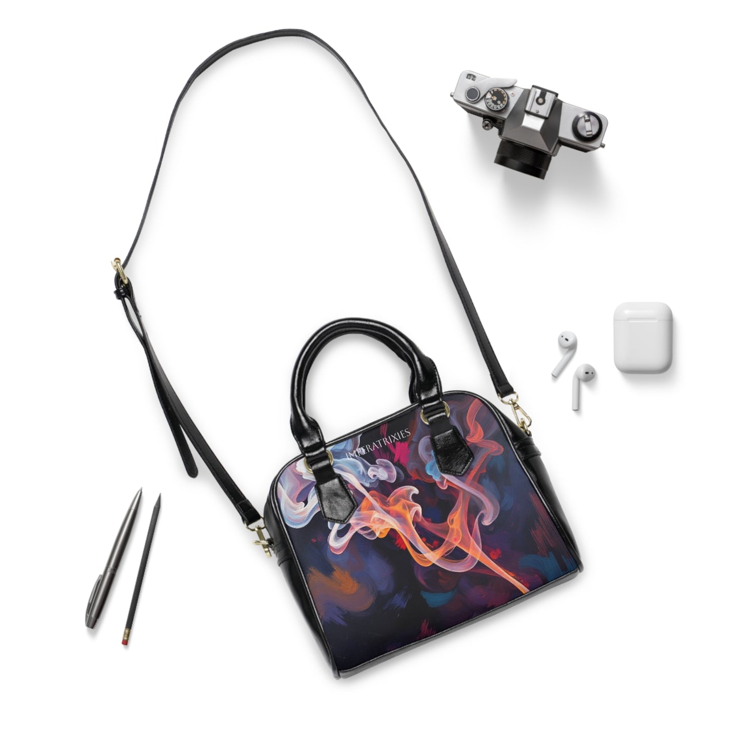 Mystic Smoke Shoulder Handbag - imperatrixies design