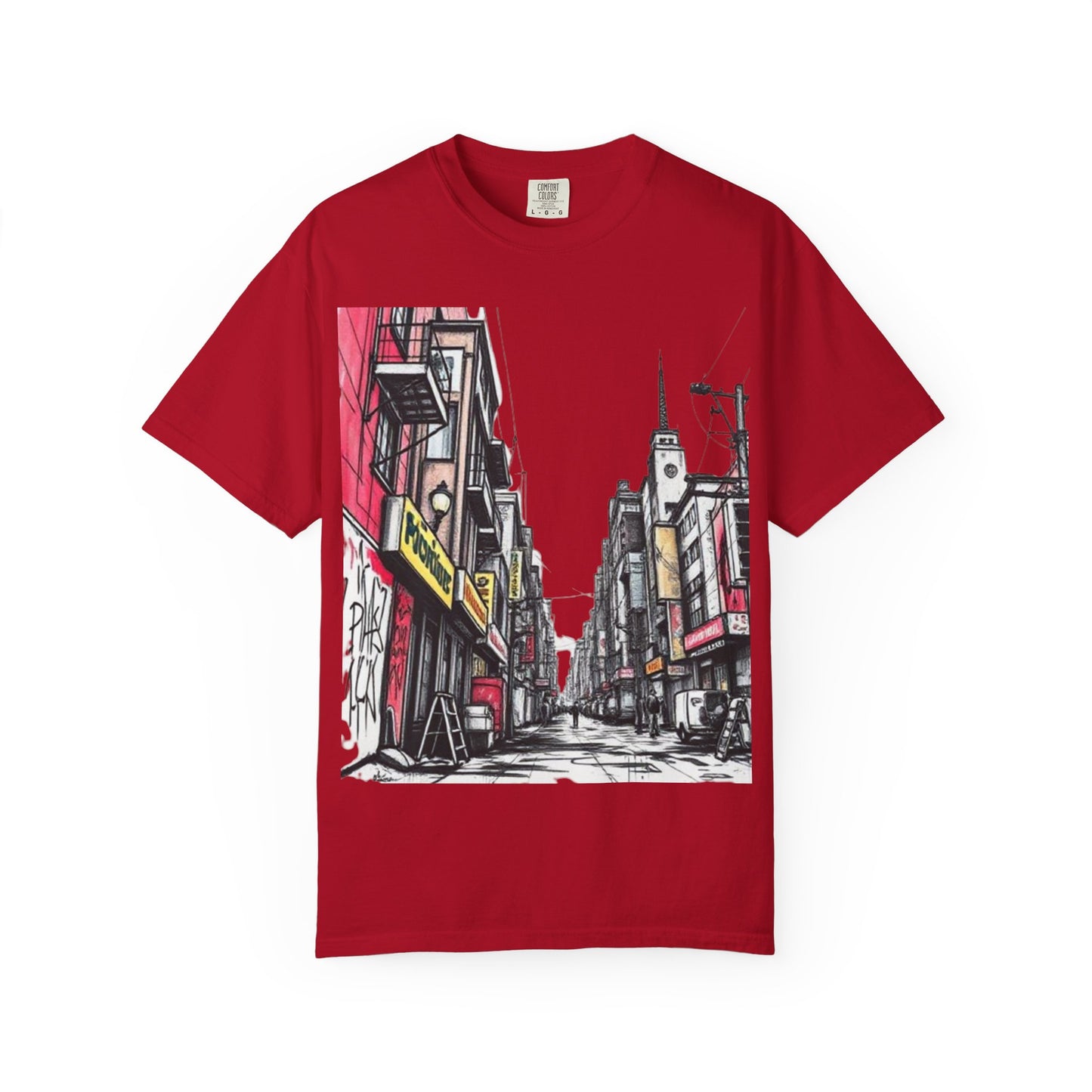 Urban Street Art Unisex Garment-Dyed T-Shirt - Perfect for Art Lovers & Casual Wear