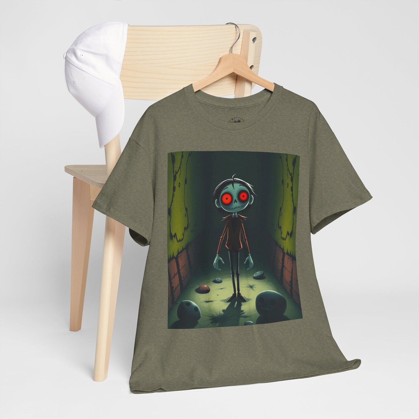 HELL Unisex Heavy Cotton Tee - Streetwear Alt Y2k T-shirt 100% Cotton - Trixies