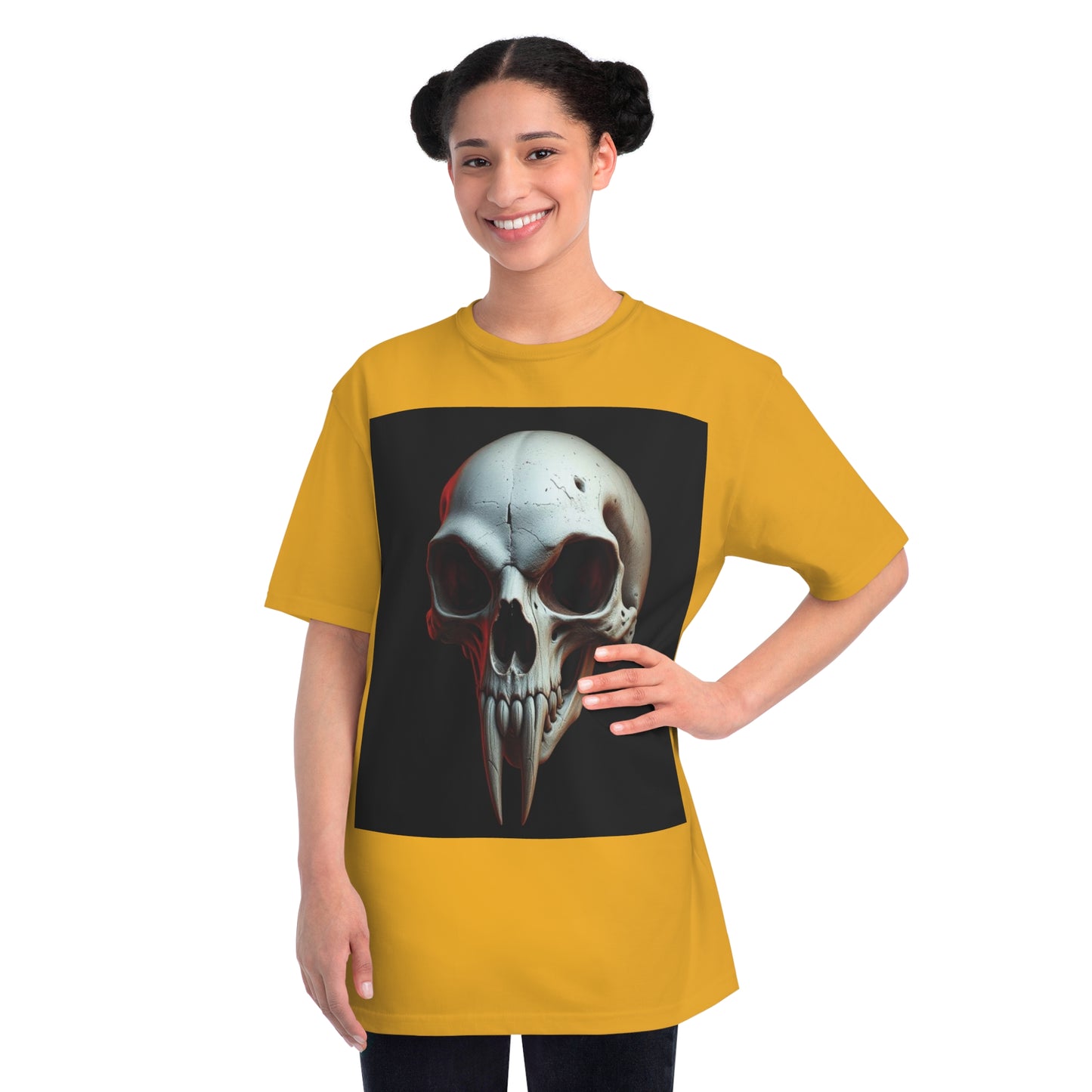 Skull Graphic Unisex T-Shirt, Goth Punk Rock Street Fashion Tee 100% Cotton - Trixies