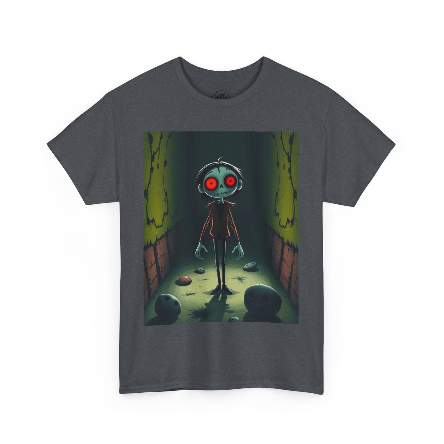HELL Unisex Heavy Cotton Tee - Streetwear Alt Y2k T-shirt 100% Cotton - Trixies