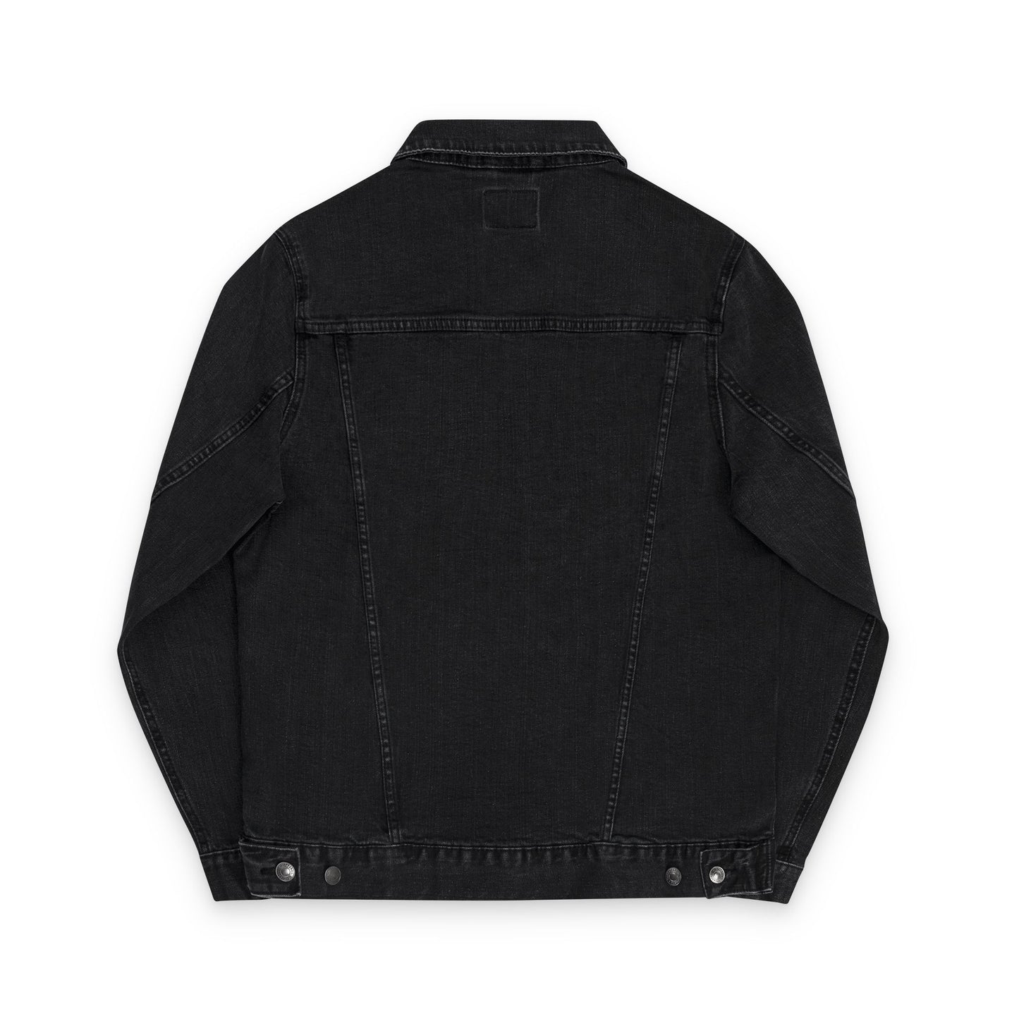 Grayish Custom Embroidered Unisex Denim Jacket - Trixies