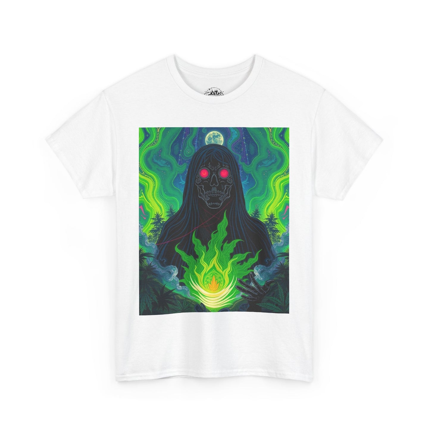 Trippy Mystical Skull Trip Unisex Tee Streetwear Alternative - 100% Cotton - Trixies