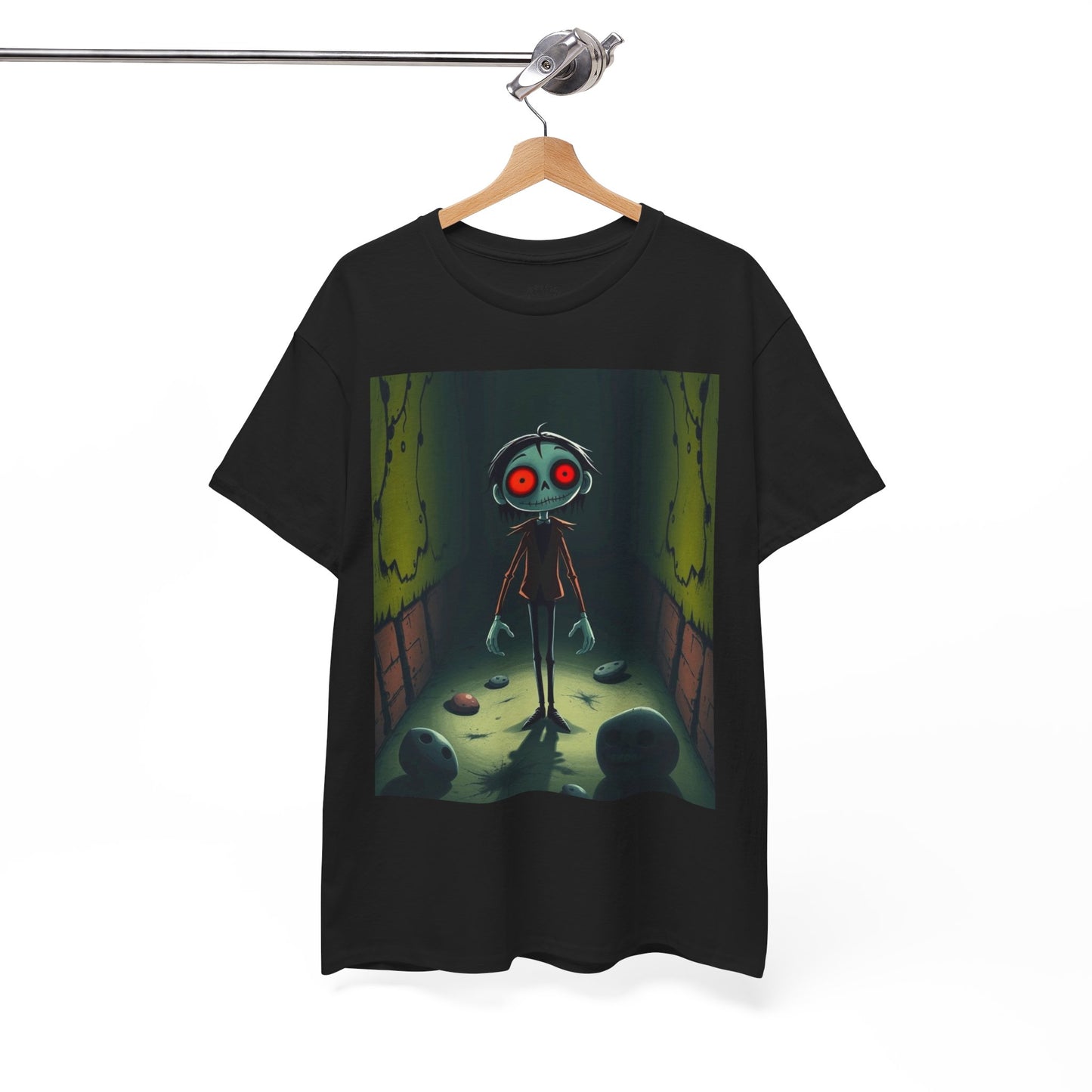 HELL Unisex Heavy Cotton Tee - Streetwear Alt Y2k T-shirt 100% Cotton - Trixies