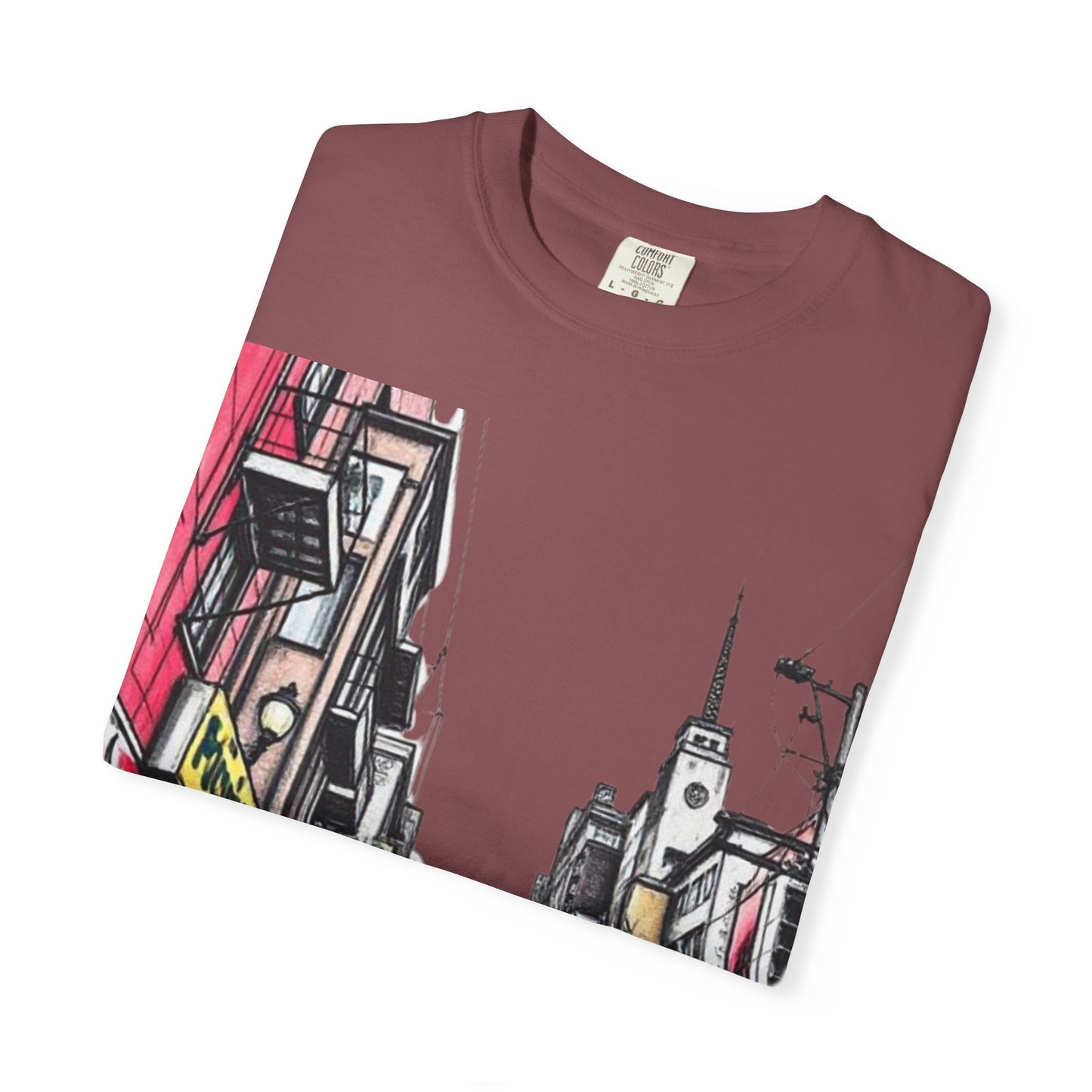 Urban Street Art Unisex Garment-Dyed T-Shirt - Perfect for Art Lovers & Casual Wear