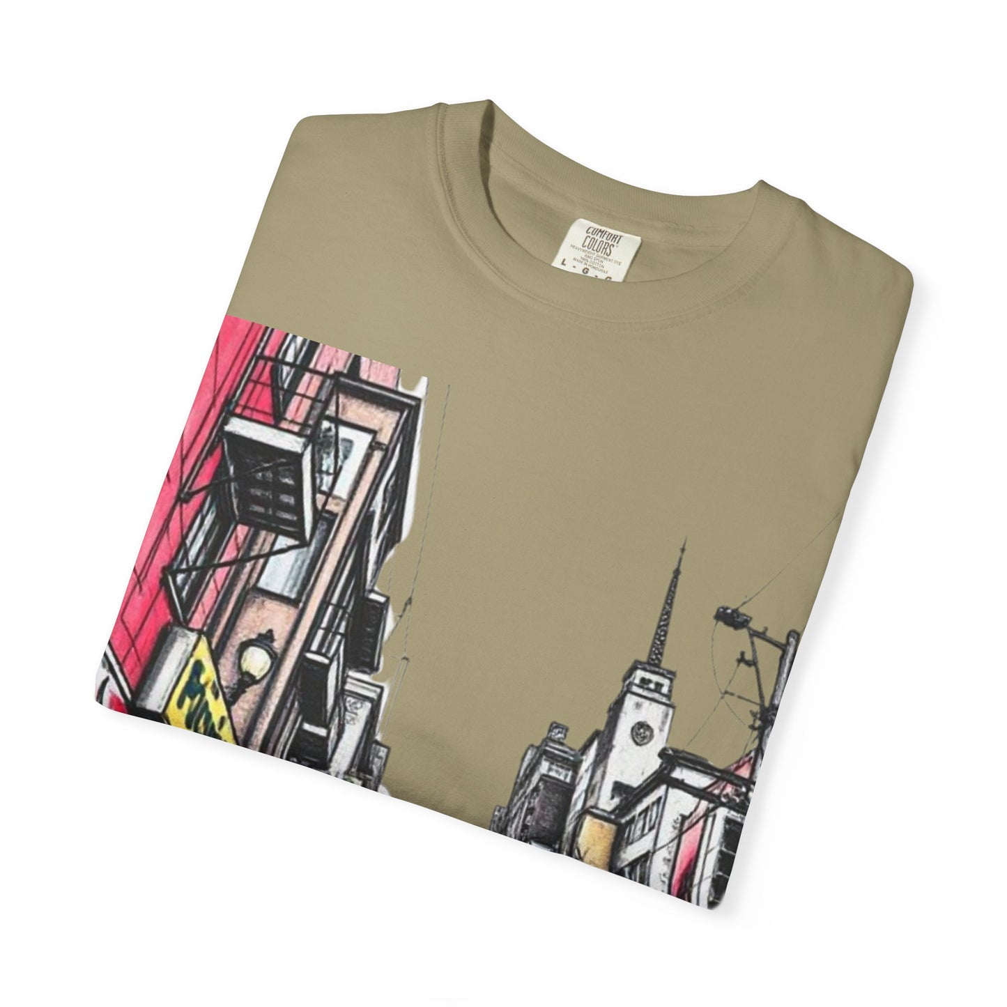 Urban Street Art Unisex Garment-Dyed T-Shirt - Perfect for Art Lovers & Casual Wear