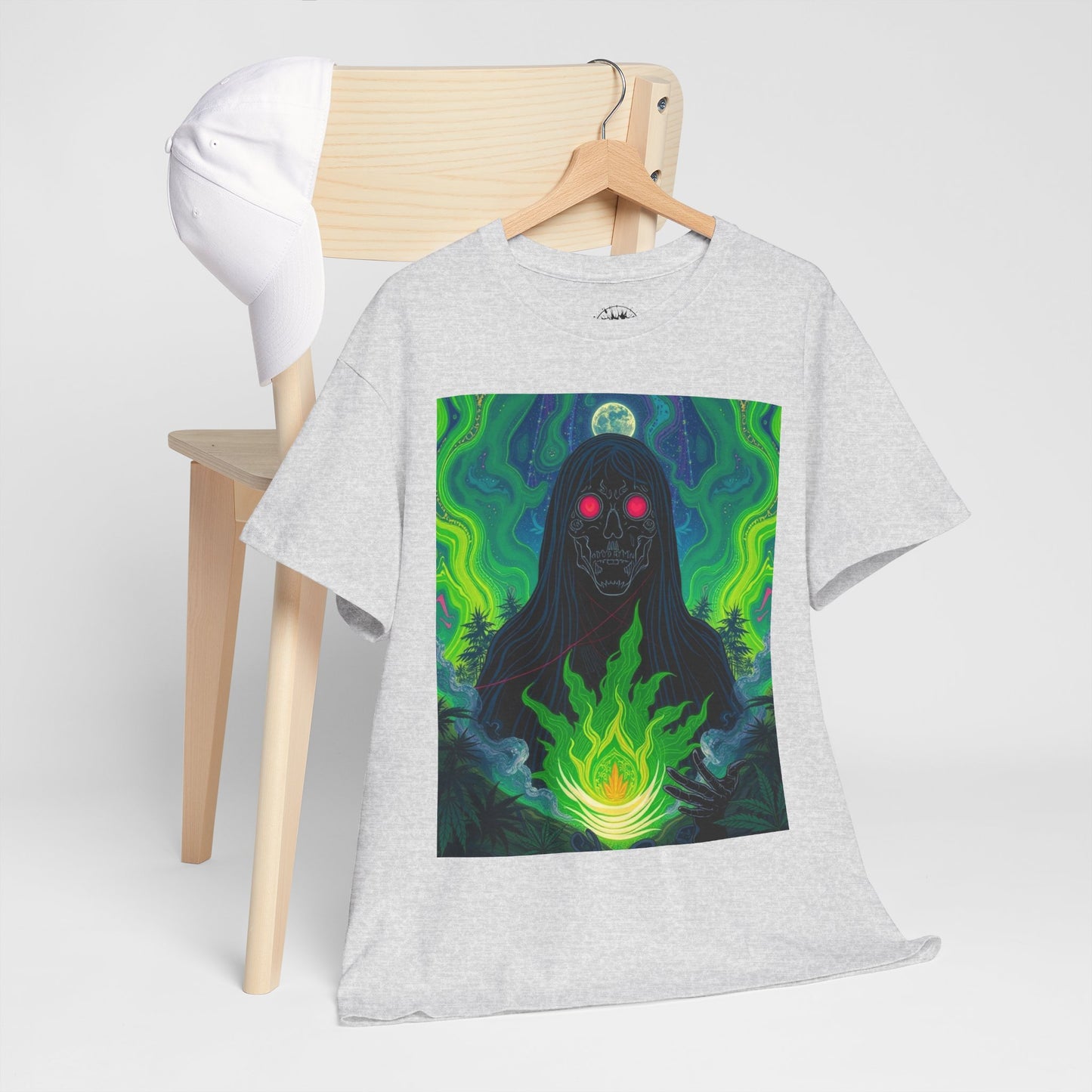 Trippy Mystical Skull Trip Unisex Tee Streetwear Alternative - 100% Cotton - Trixies