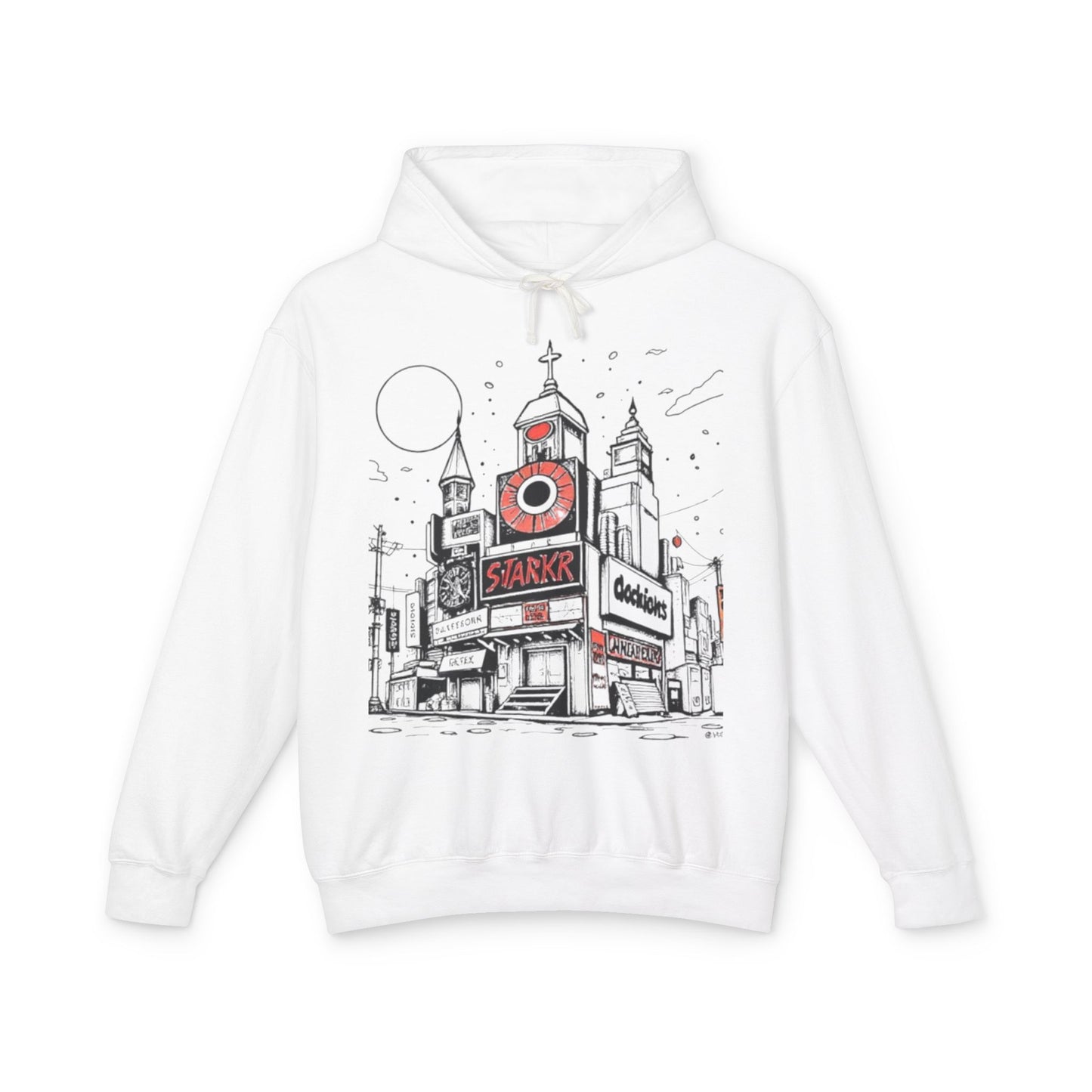 Urban Art Unisex Lightweight Hooded Sweatshirt - 'Trixies'