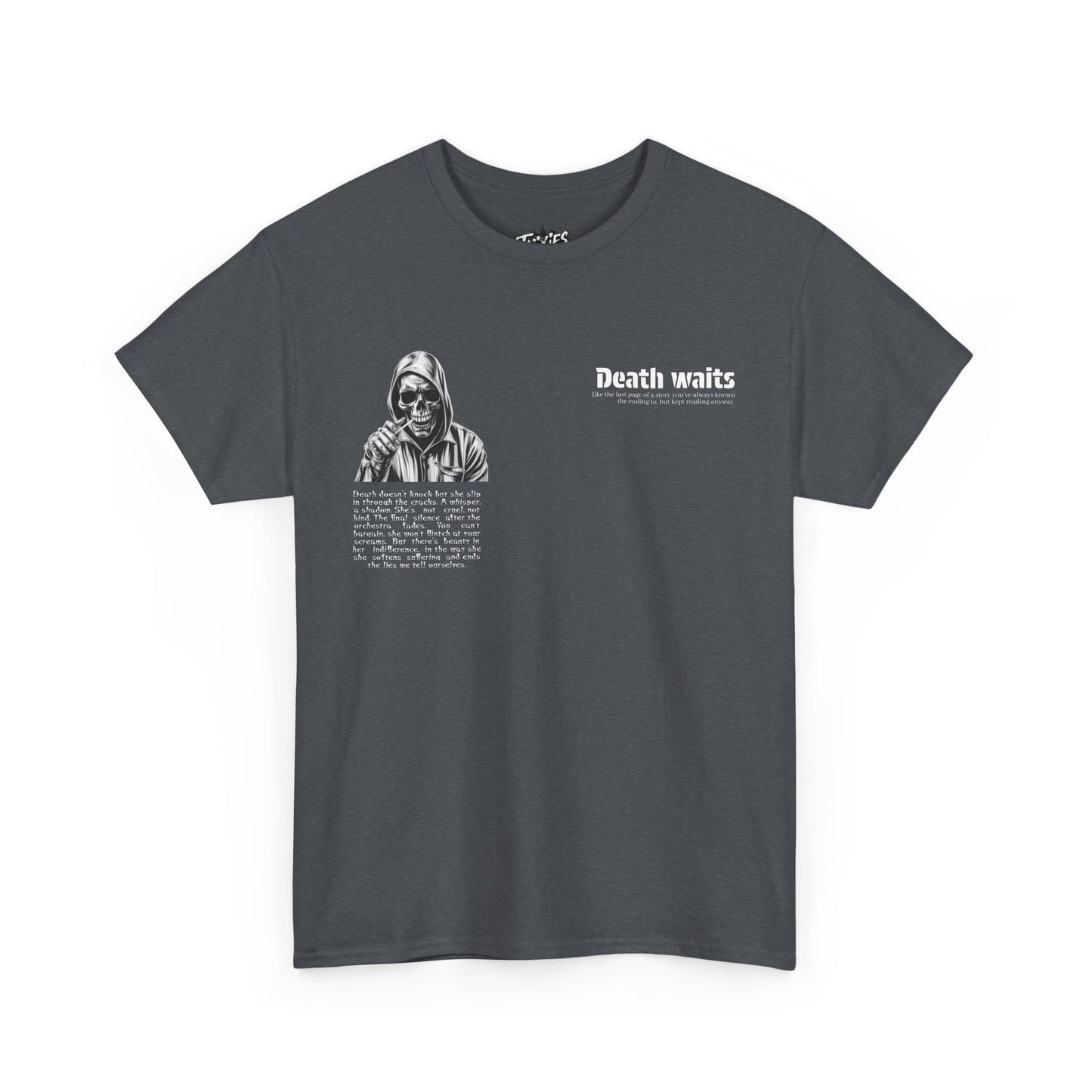 Alternative Goth Skull Tee, Unisex T-Shirt Streetwear 100% Cotton