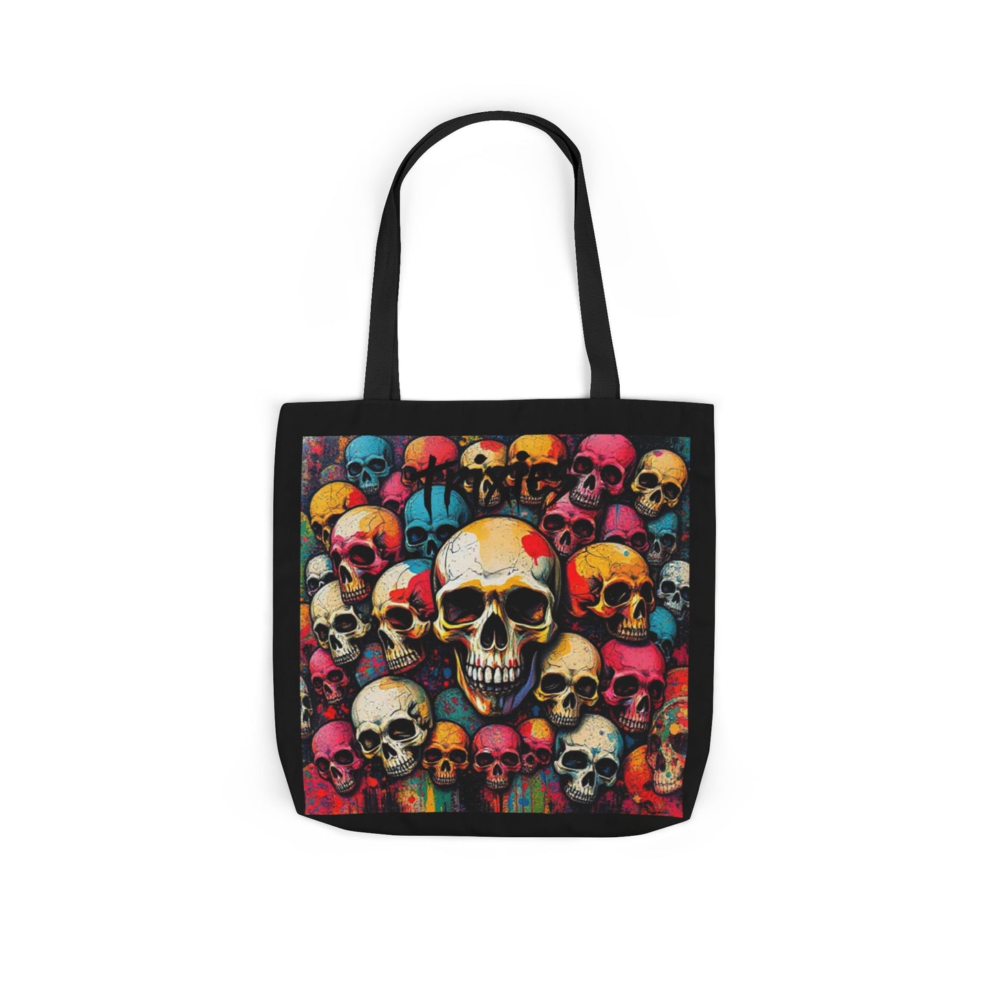 Skull Canvas Tote Bag - 100% Cotton - imperatrixies