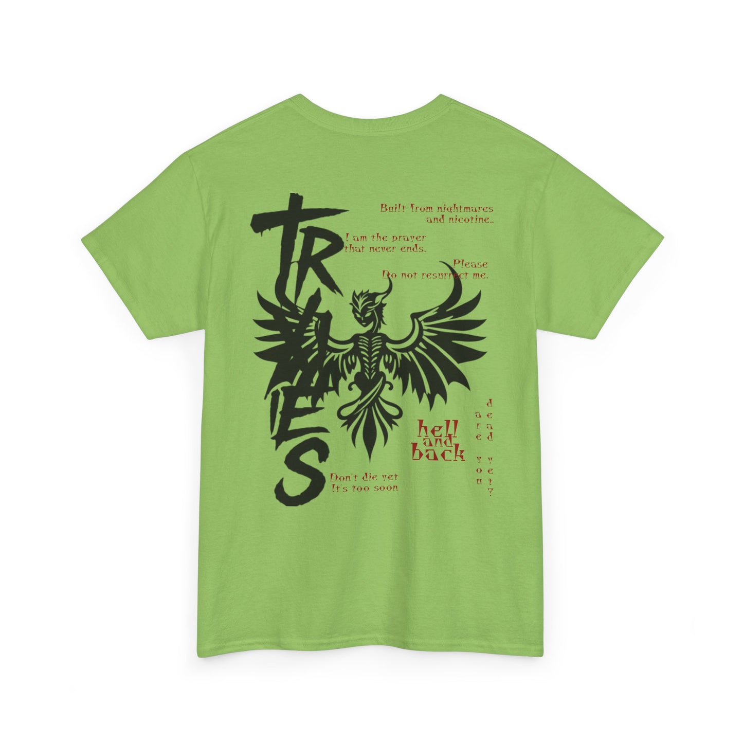 Trippy Mystical Skull Trip Unisex Tee Streetwear Alternative - 100% Cotton - Trixies