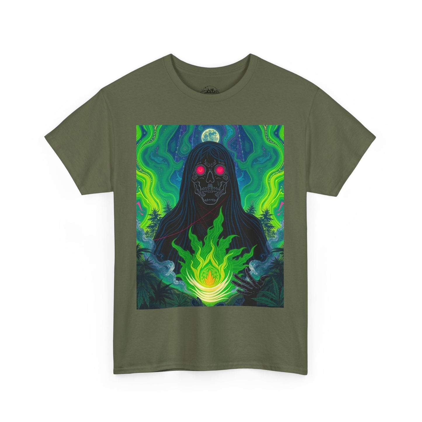 Trippy Mystical Skull Trip Unisex Tee Streetwear Alternative - 100% Cotton - Trixies