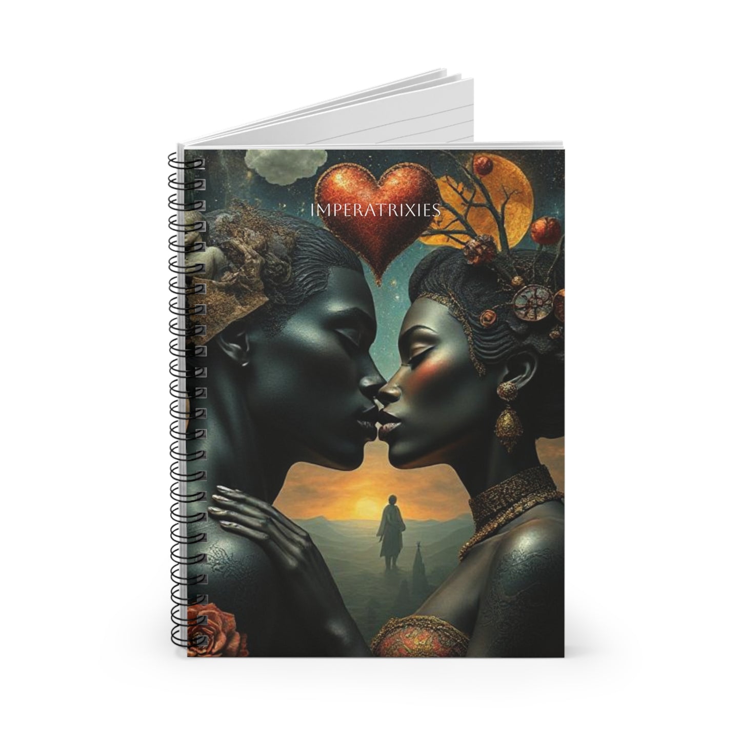 Imperatrixies Love Spiral Notebook - Ruled Line Journal for Artists & Dreamers