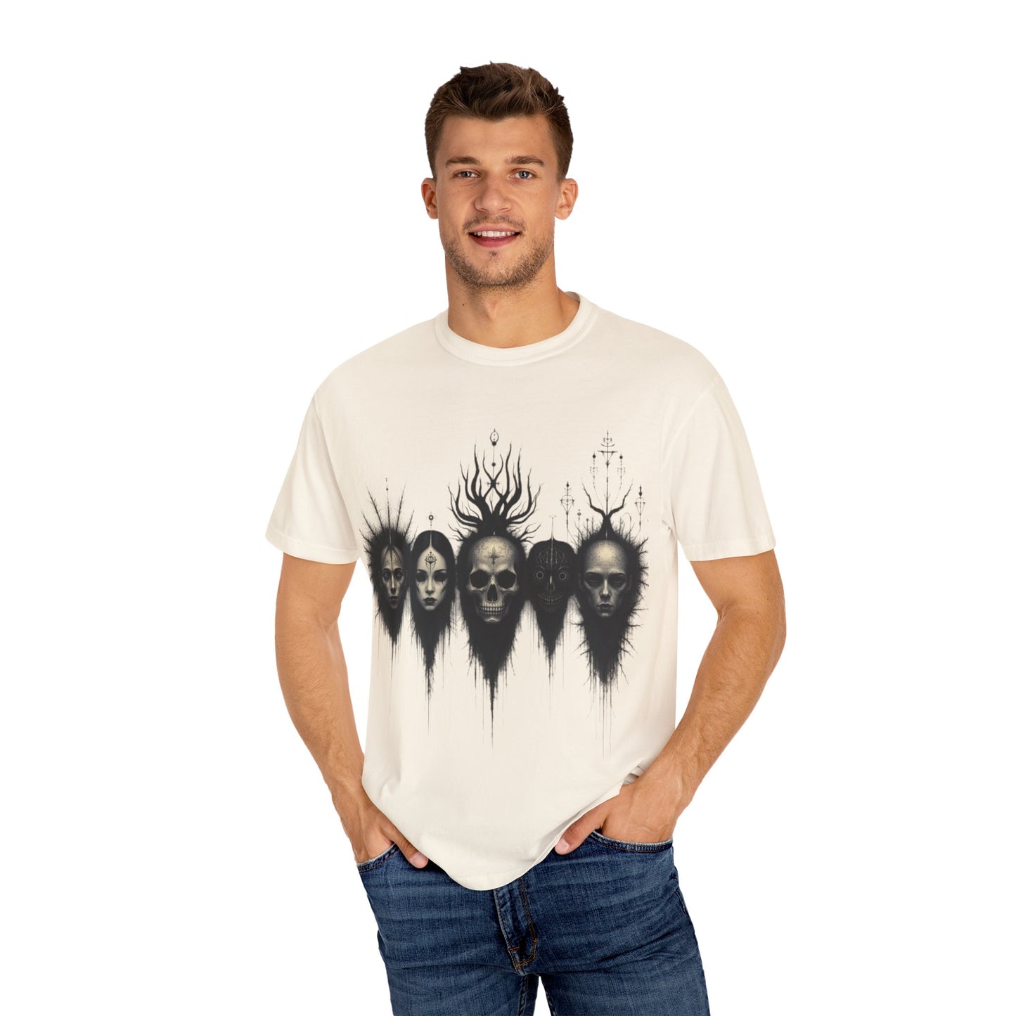 "Death Waits" T-shirt Goth Alt-Emo 100% Cotton - Imperatrixies
