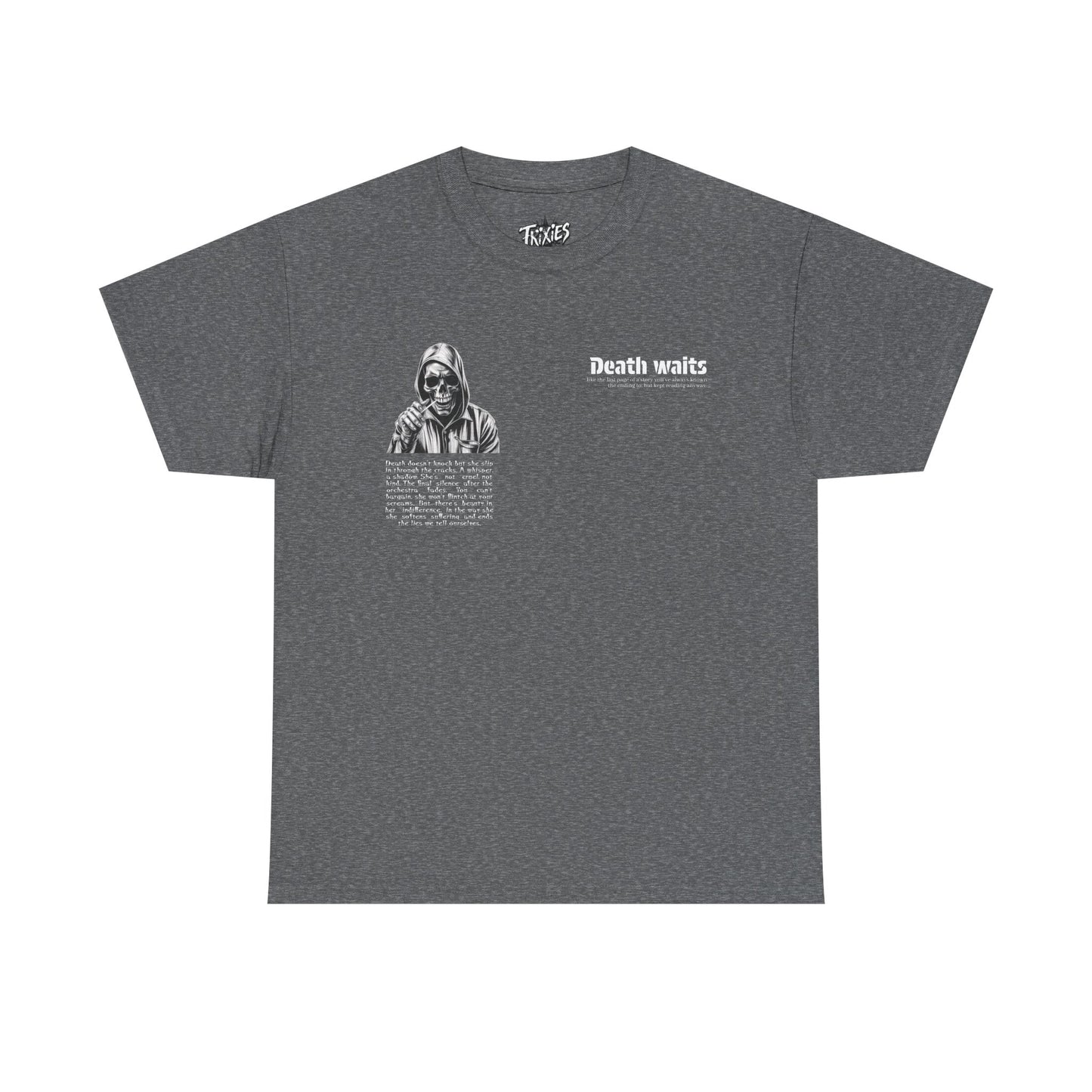 Alternative Goth Skull Tee, Unisex T-Shirt Streetwear 100% Cotton