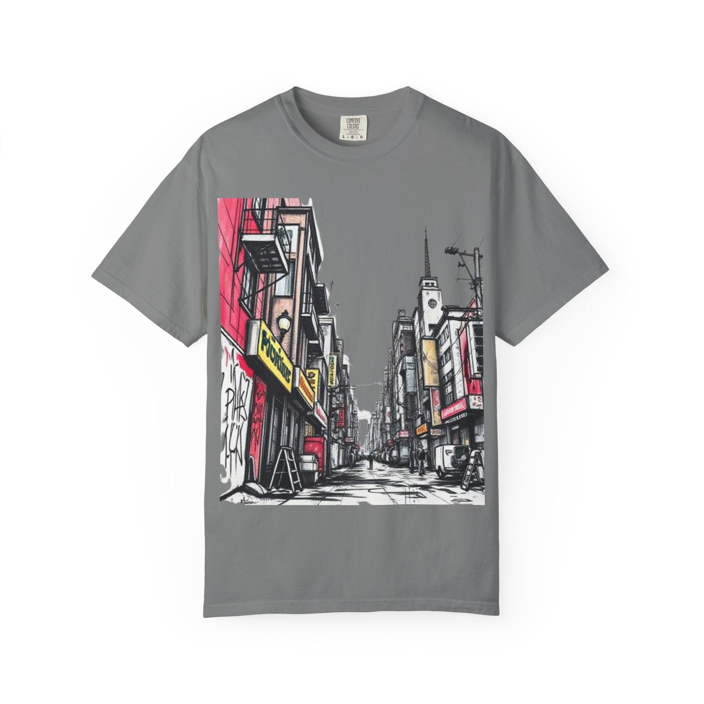 Urban Street Art Unisex Garment-Dyed T-Shirt - Perfect for Art Lovers & Casual Wear