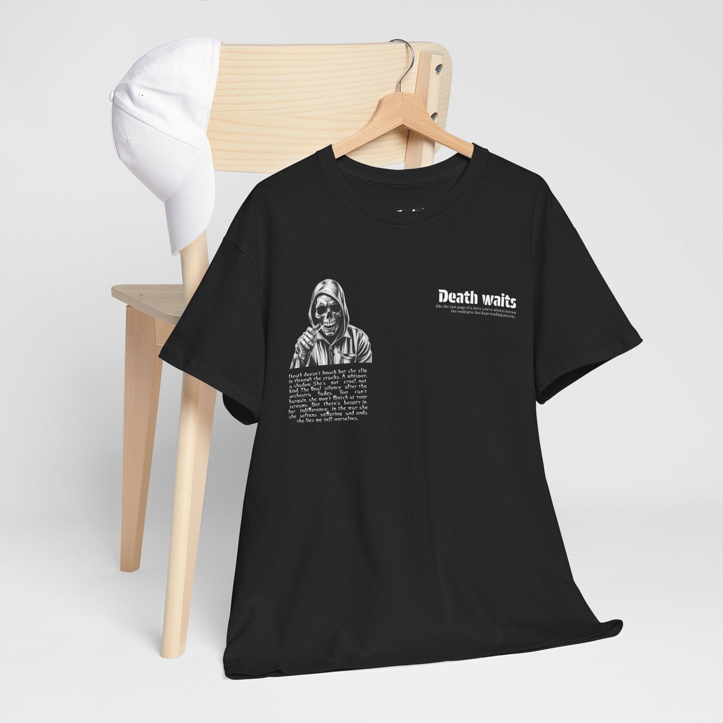 Alternative Goth Skull Tee, Unisex T-Shirt Streetwear 100% Cotton