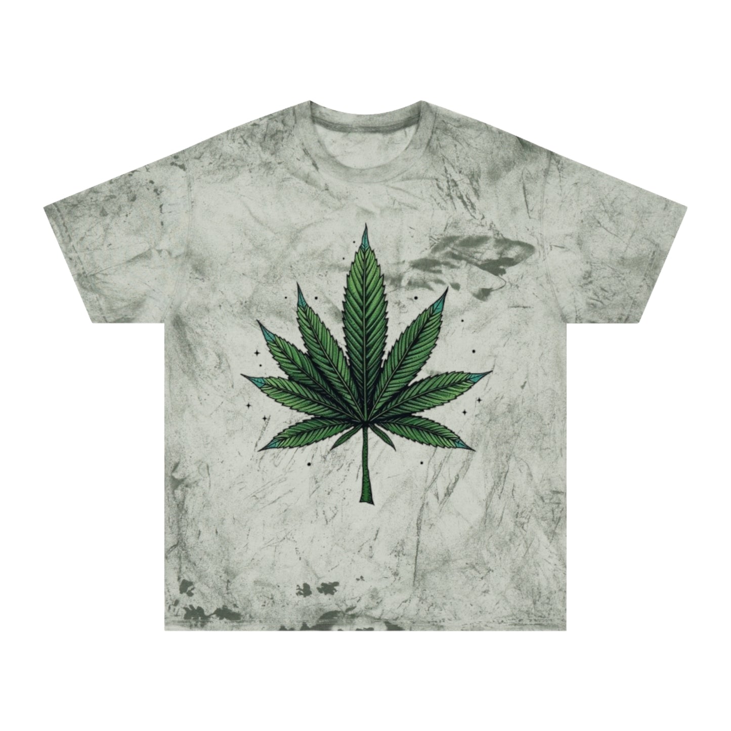 Color Blast Weed Marijuana T-Shirt Get High - 100% Cotton - Trixies