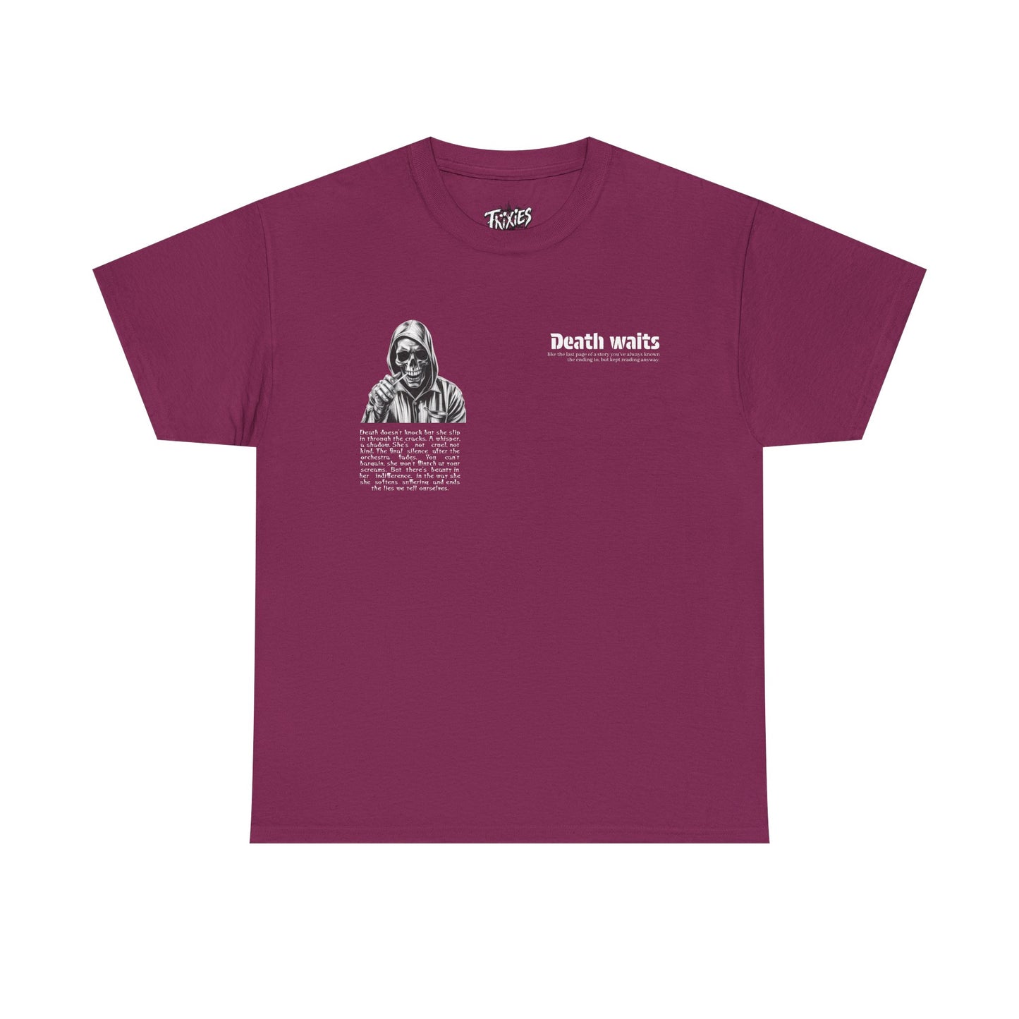 Alternative Goth Skull Tee, Unisex T-Shirt Streetwear 100% Cotton