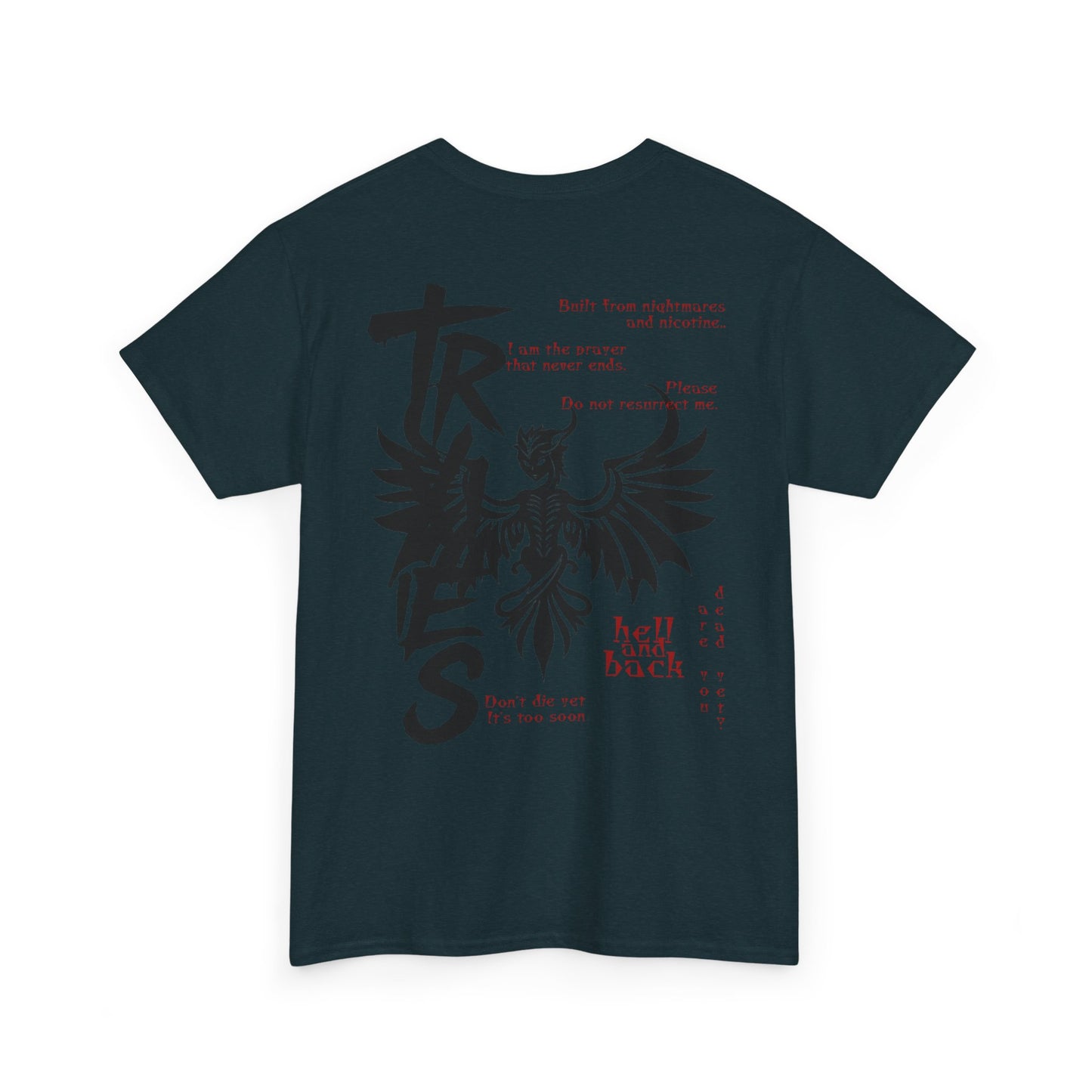 Trippy Mystical Skull Trip Unisex Tee Streetwear Alternative - 100% Cotton - Trixies