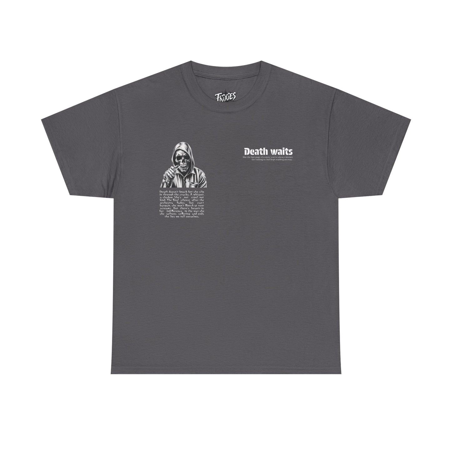Alternative Goth Skull Tee, Unisex T-Shirt Streetwear 100% Cotton