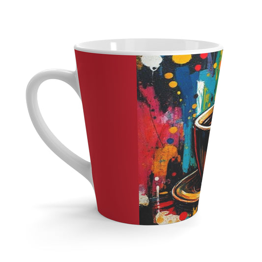 Y2k Colorful Coffee Latte Mug – Vibrant Art for Coffee Lovers