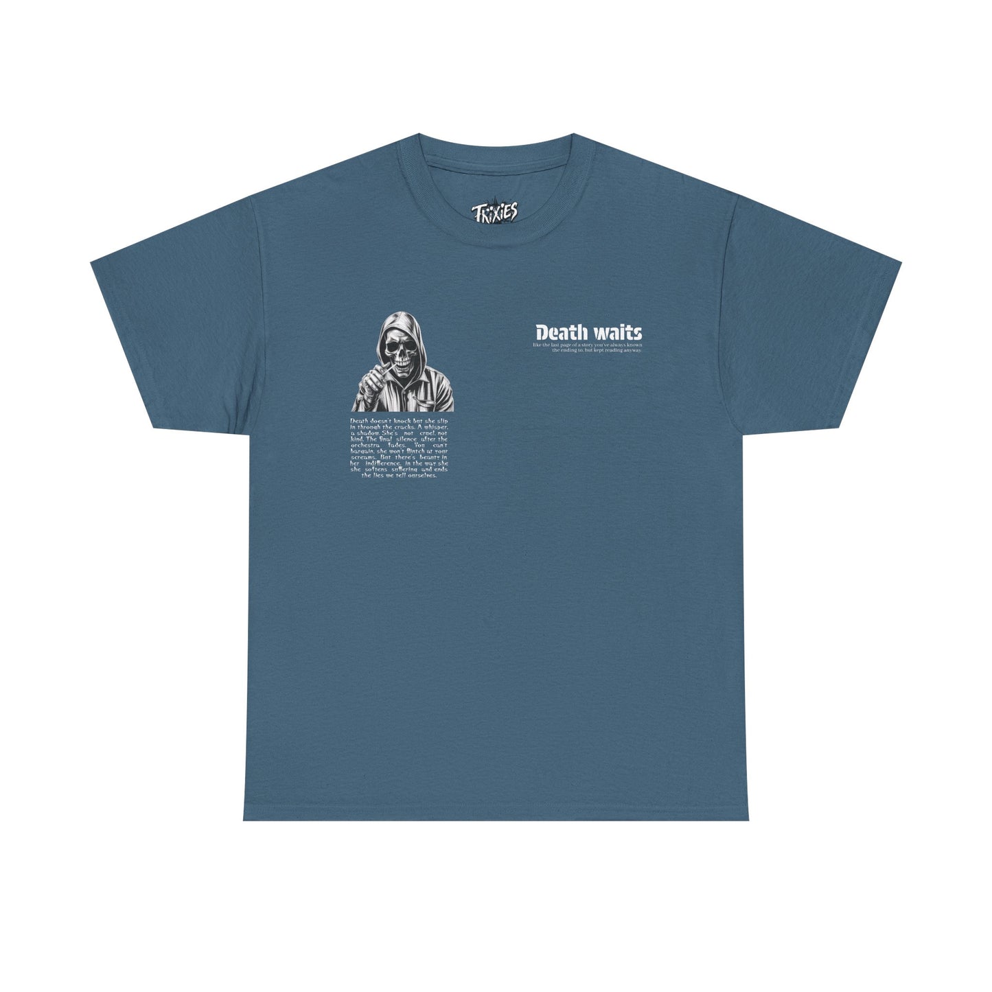 Alternative Goth Skull Tee, Unisex T-Shirt Streetwear 100% Cotton