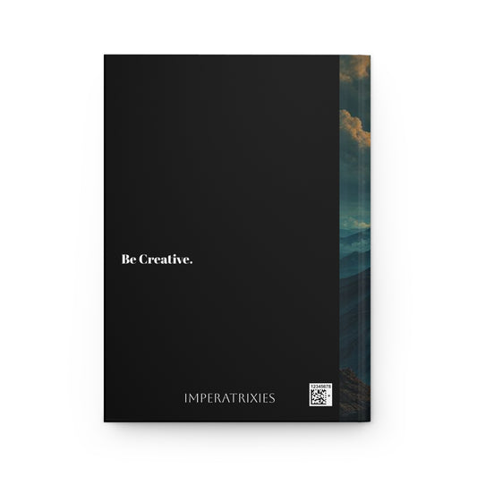 Imperatrixes Hardcover Journal - Be Creative | Volcano & Cosmic Art Design