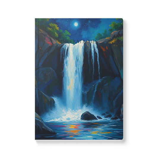 Mystic Waterfall Softcover Journal - Magic Water Heals
