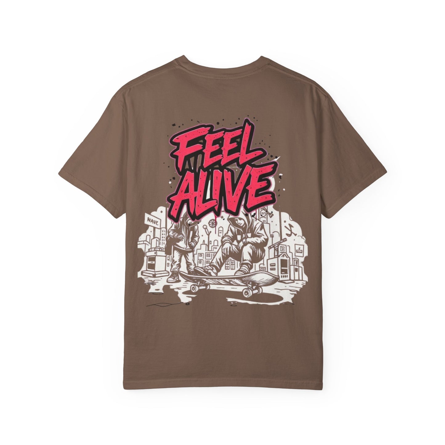 'ALIVE'  Unisex Garment-Dyed T-shirt - 100% cotton - imperatrixies