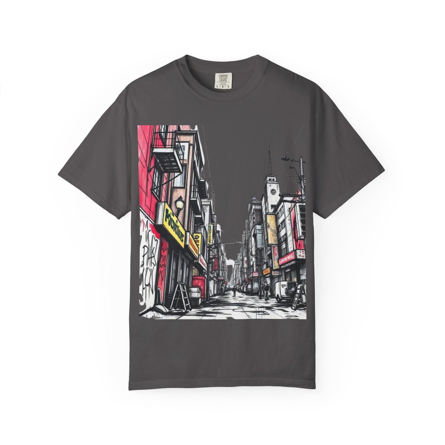 Urban Street Art Unisex Garment-Dyed T-Shirt - Perfect for Art Lovers & Casual Wear