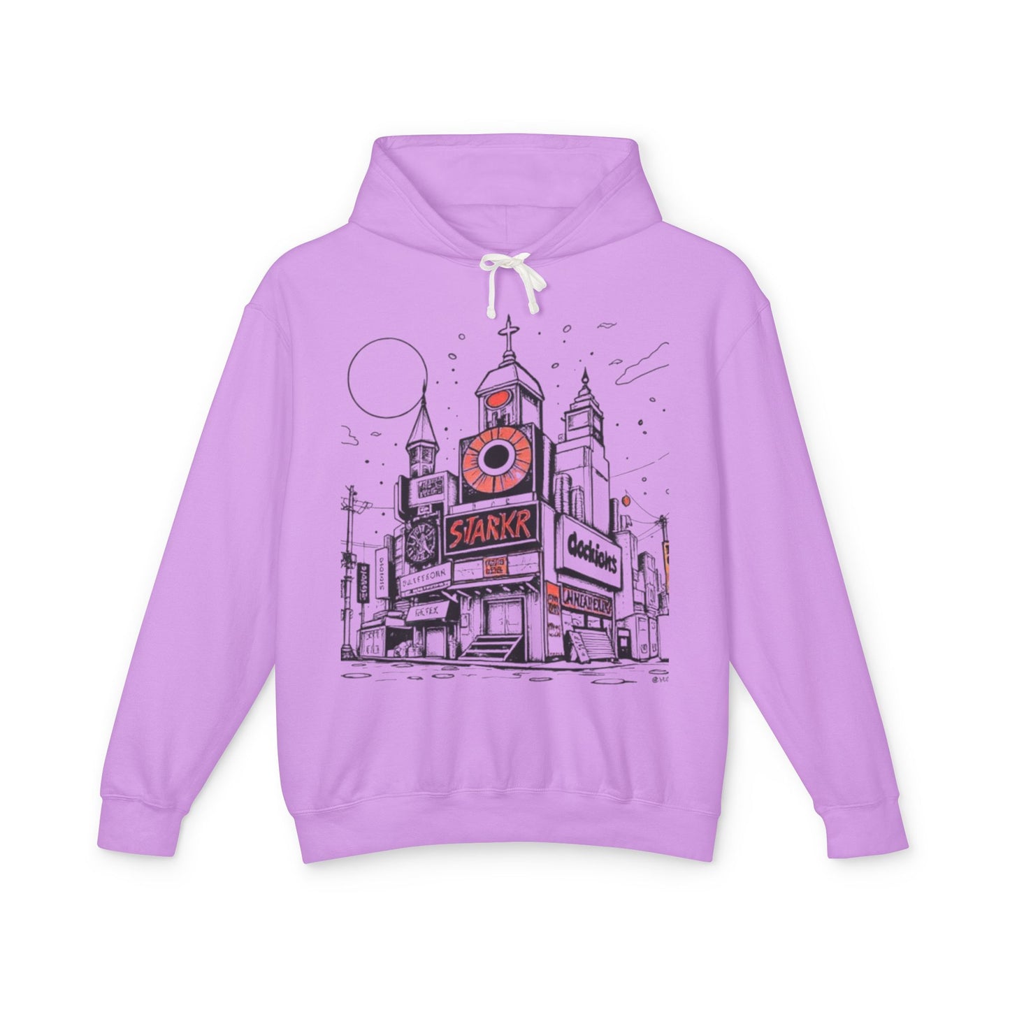 Urban Art Unisex Lightweight Hooded Sweatshirt - 'Trixies'