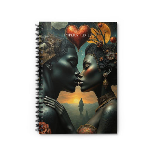 Imperatrixies Love Spiral Notebook - Ruled Line Journal for Artists & Dreamers