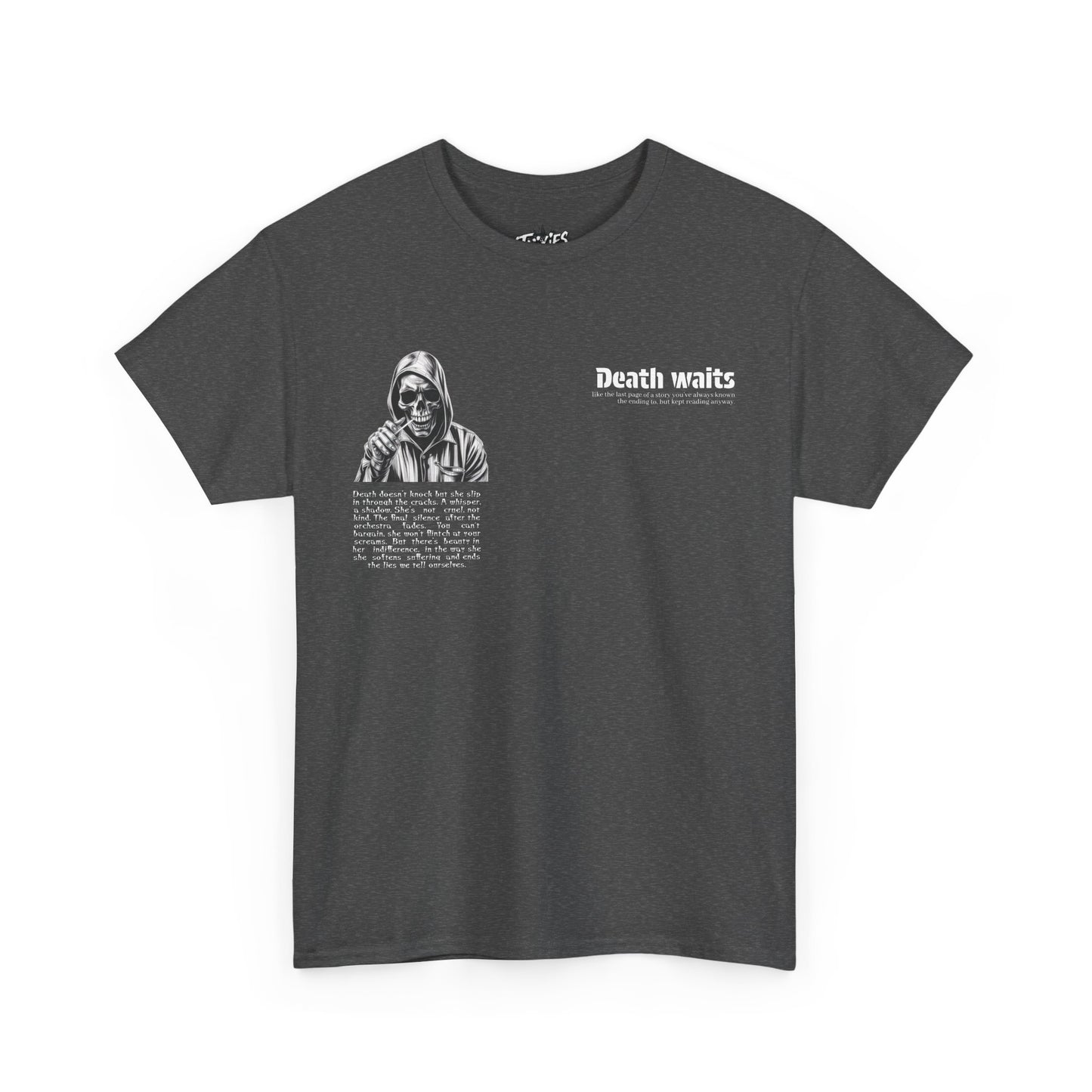 Alternative Goth Skull Tee, Unisex T-Shirt Streetwear 100% Cotton