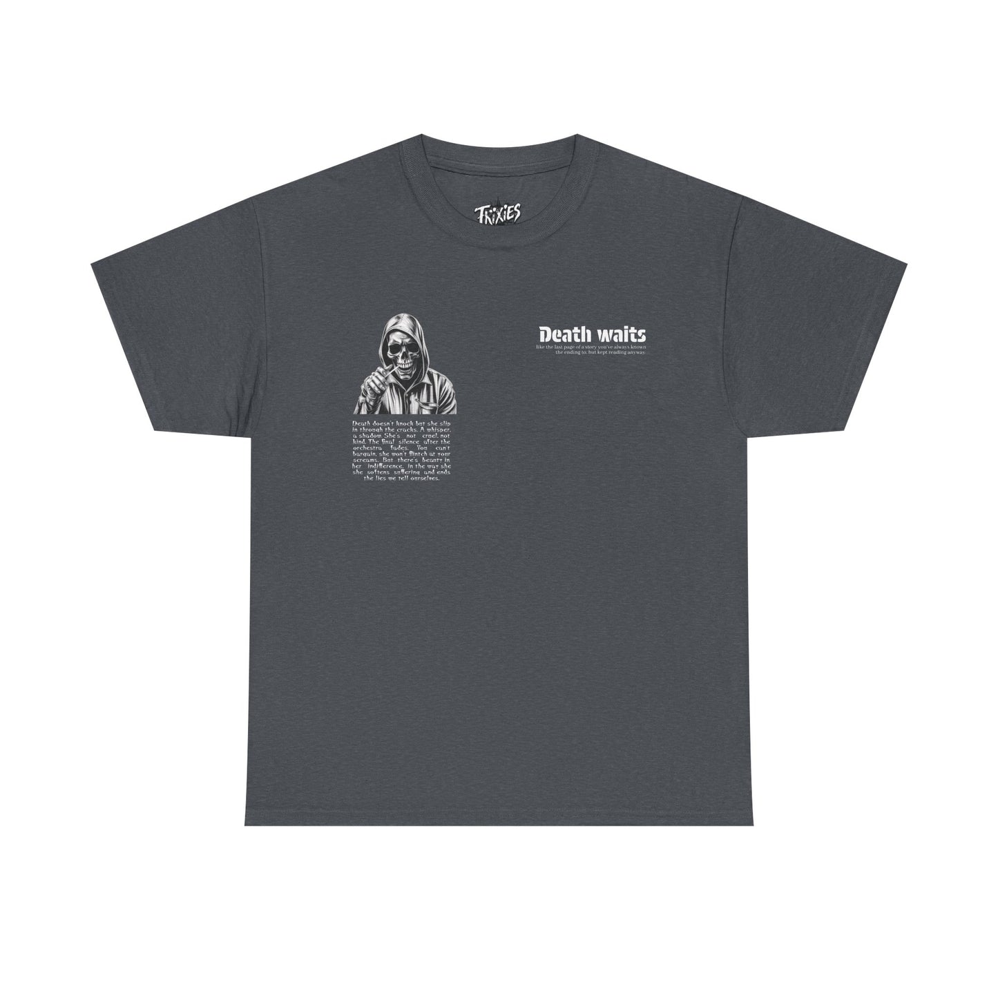 Alternative Goth Skull Tee, Unisex T-Shirt Streetwear 100% Cotton