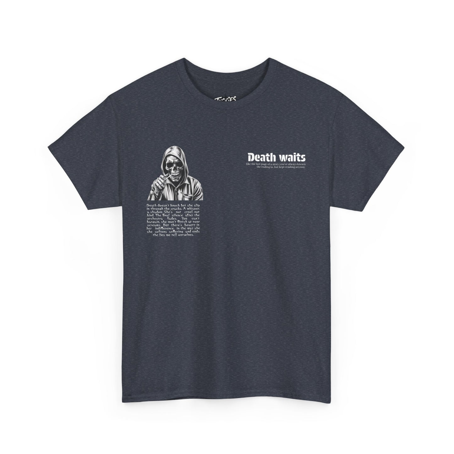 Alternative Goth Skull Tee, Unisex T-Shirt Streetwear 100% Cotton