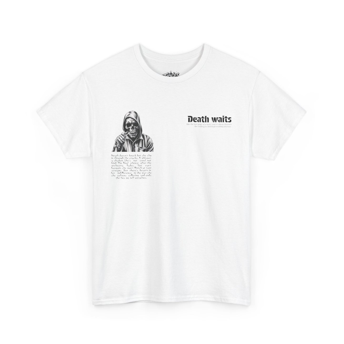 Alternative Goth Skull Tee, Unisex T-Shirt Streetwear 100% Cotton