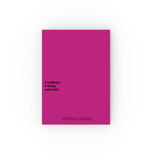 Smoke Girls Sketchbook Hard Backed Journal – Confidence is Being Authentic goth y2k gen-z