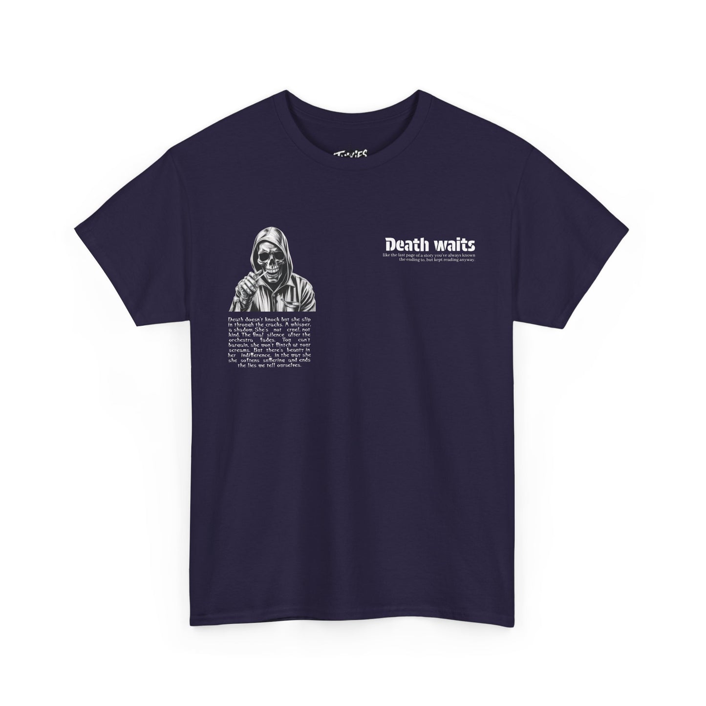 Alternative Goth Skull Tee, Unisex T-Shirt Streetwear 100% Cotton