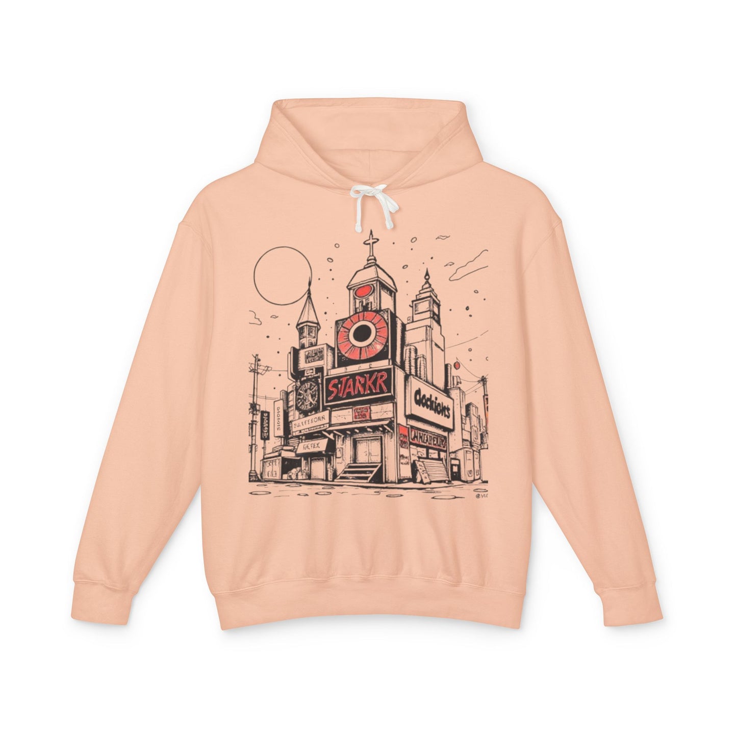 Urban Art Unisex Lightweight Hooded Sweatshirt - 'Trixies'