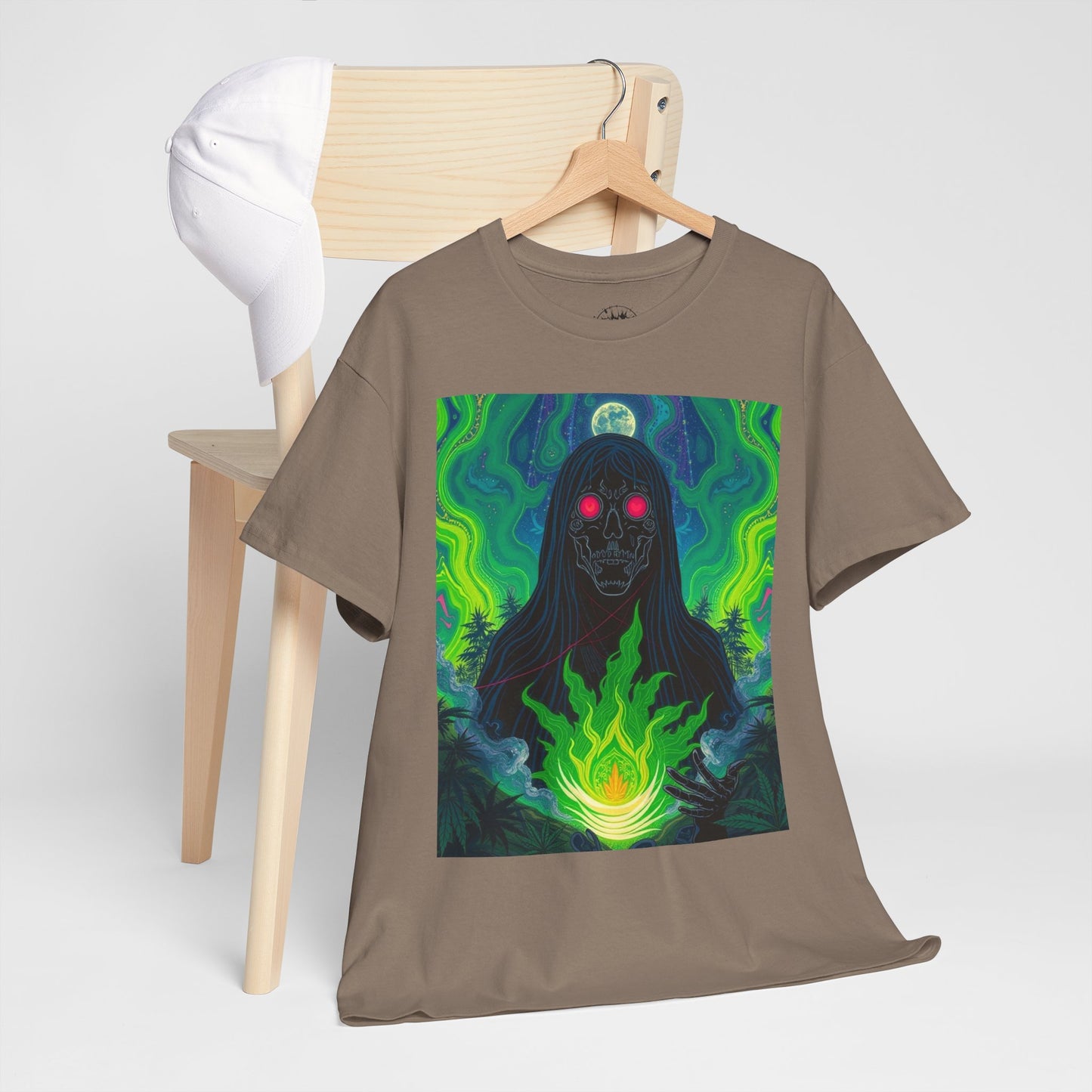 Trippy Mystical Skull Trip Unisex Tee Streetwear Alternative - 100% Cotton - Trixies