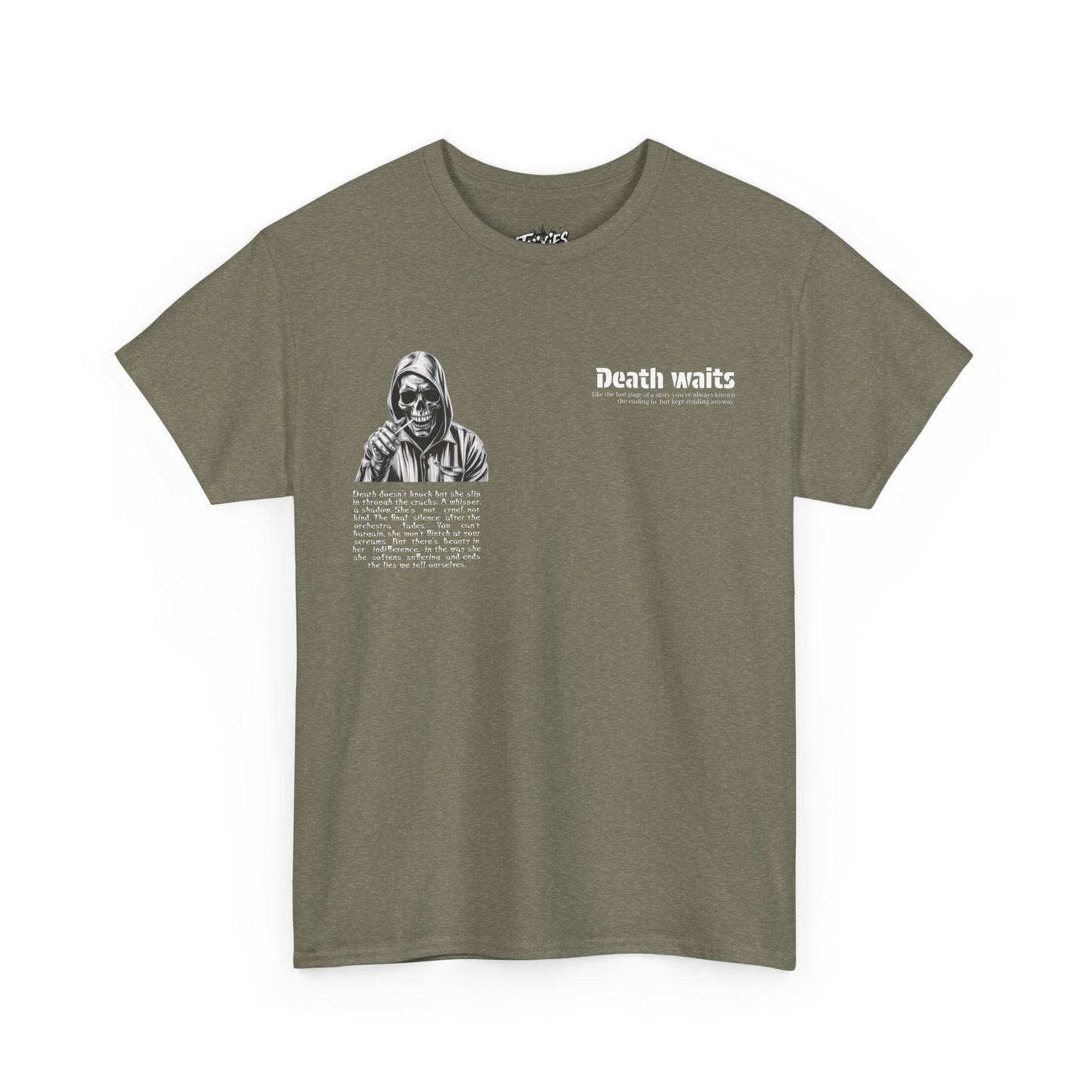 Alternative Goth Skull Tee, Unisex T-Shirt Streetwear 100% Cotton